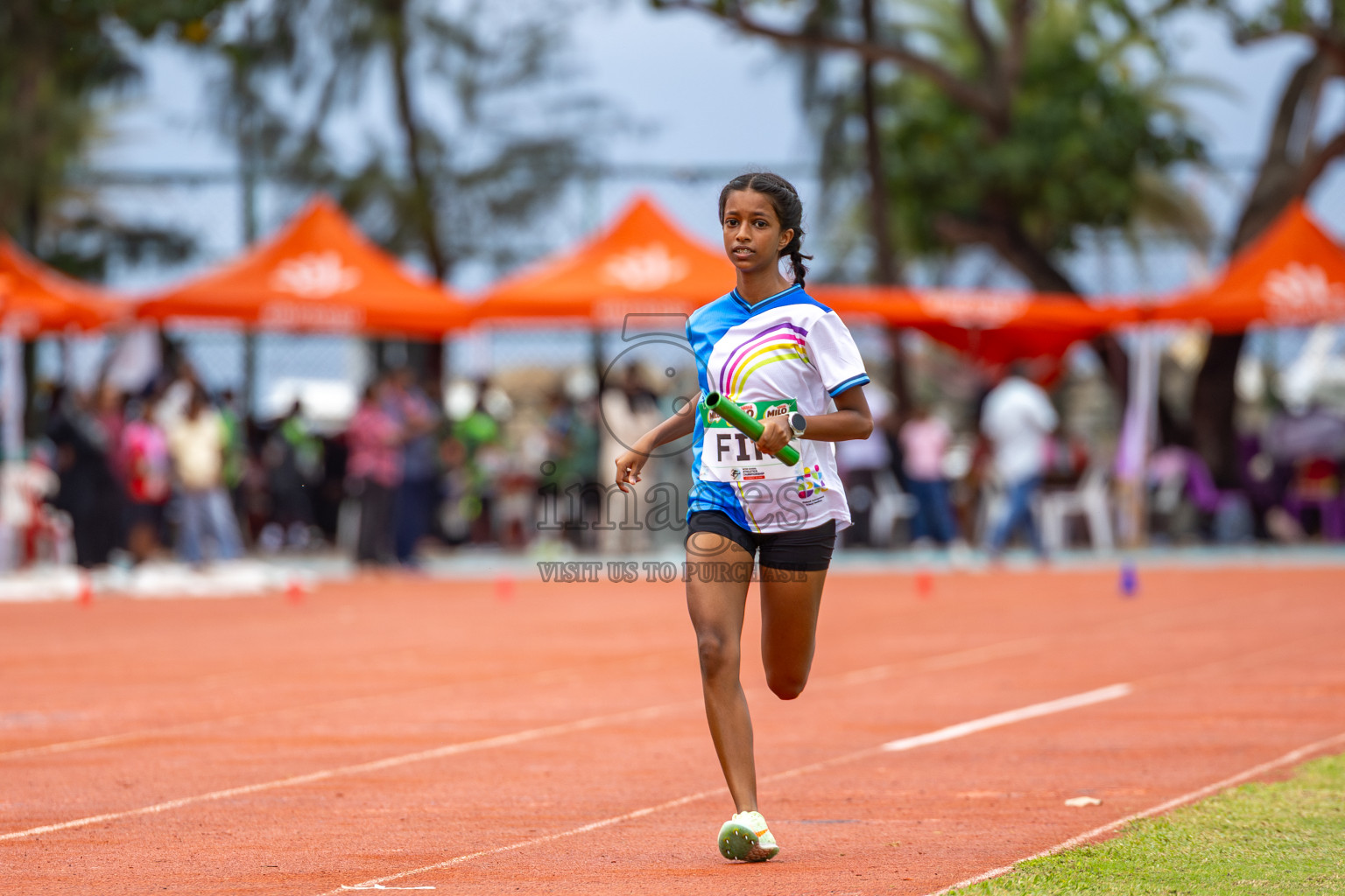 Day 6 of Inter-school Athletics Championship 2025 held in Ekuveni Synthetic Track, Male', Maldives on Sunday, 12th October 2025. Photos by: Ismail Thoriq / Images.mv