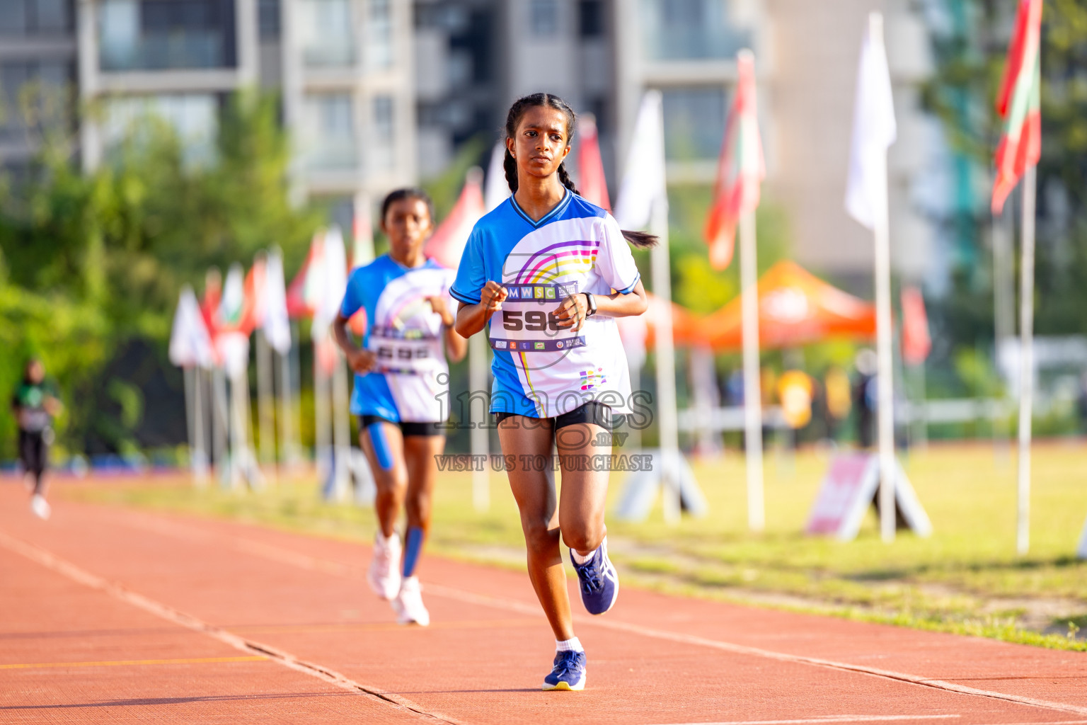 Day 4 of MWSC Interschool Athletics Championships 2024 held in Hulhumale Running Track, Hulhumale, Maldives on Tuesday, 12th November 2024. Photos by: Raaif Yoosuf / Images.mv