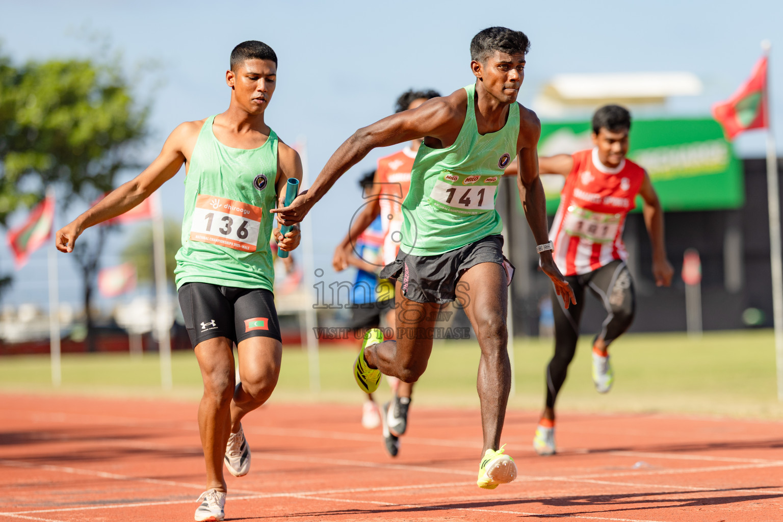 Day 3 of National Athletics Championship 2025 was held at Ekuveni Running Ground in Male', Maldives on Saturday, 16th August 2025. Photos: Hasni / images.mv