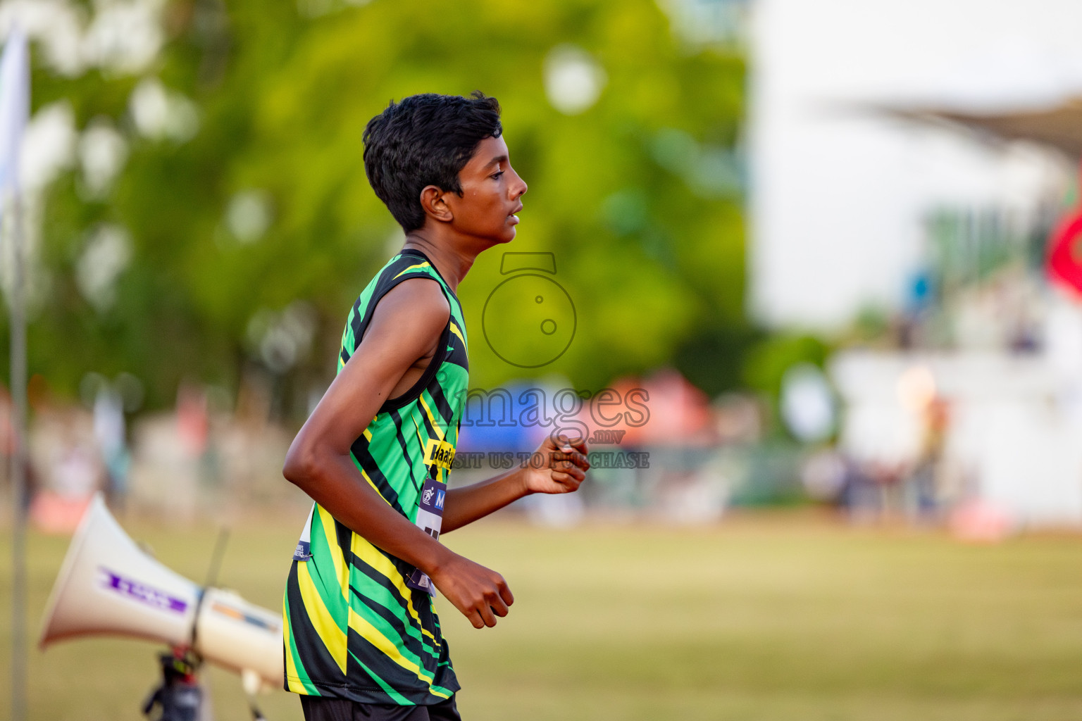 Day 1 of MWSC Interschool Athletics Championships 2024 held in Hulhumale Running Track, Hulhumale, Maldives on Saturday, 9th November 2024. 
Photos by: Hassan Simah / Images.mv