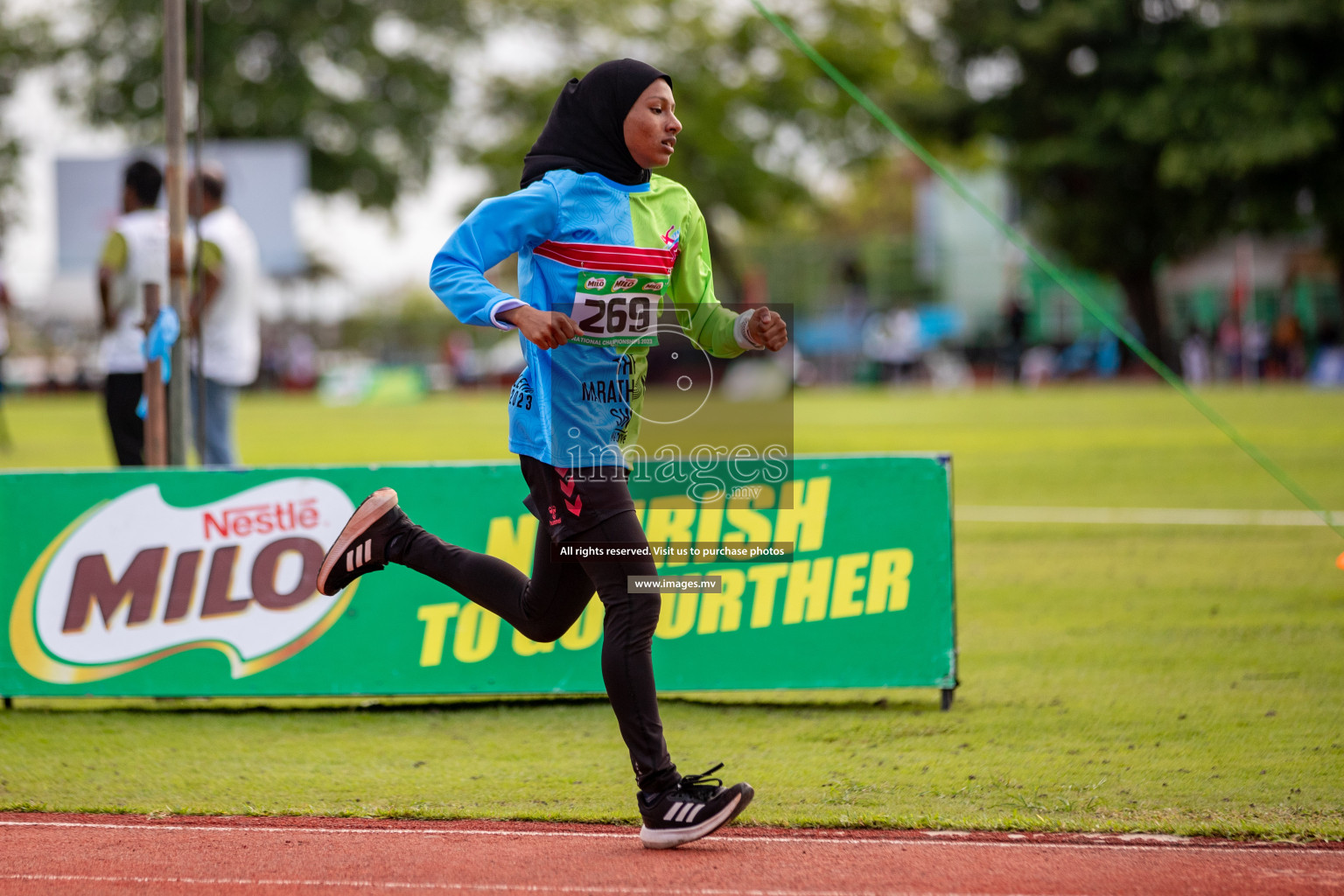 Day 2 of National Athletics Championship 2023 was held in Ekuveni Track at Male', Maldives on Friday, 24th November 2023. Photos: Hassan Simah / images.mv