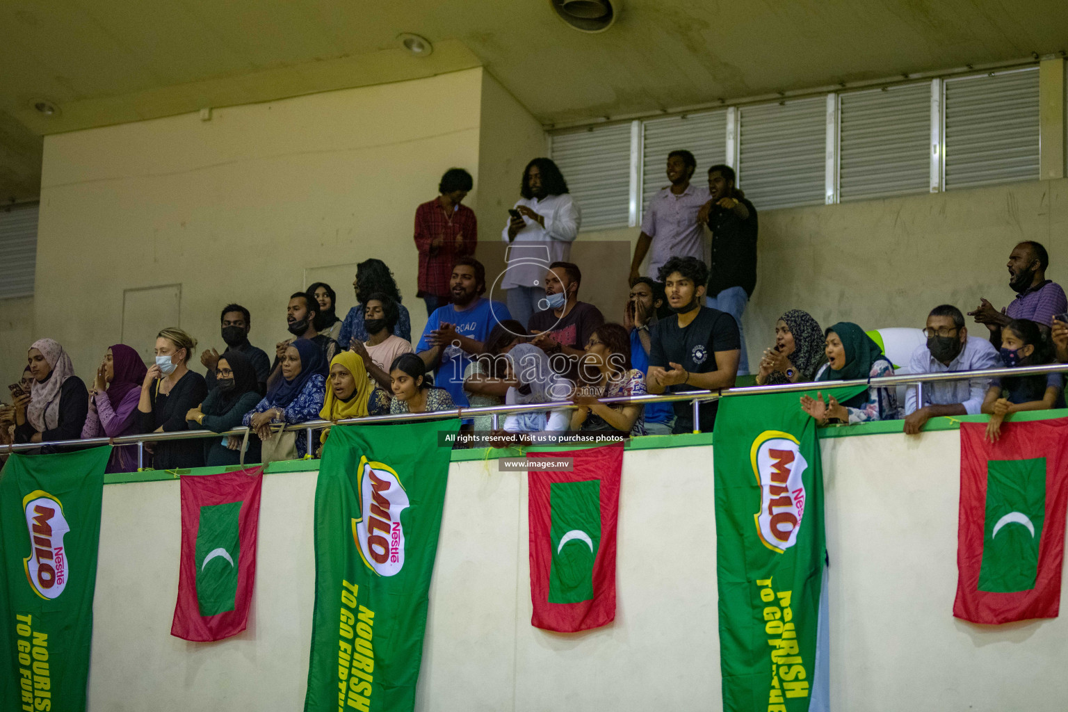 Kulhudhuffushi Youth & R.C vs Club Green Streets in the Finals of Milo National Netball Tournament 2021 (Women's) held on 5th December 2021 in Male', Maldives Photos: Ismail Thoriq / images.mv