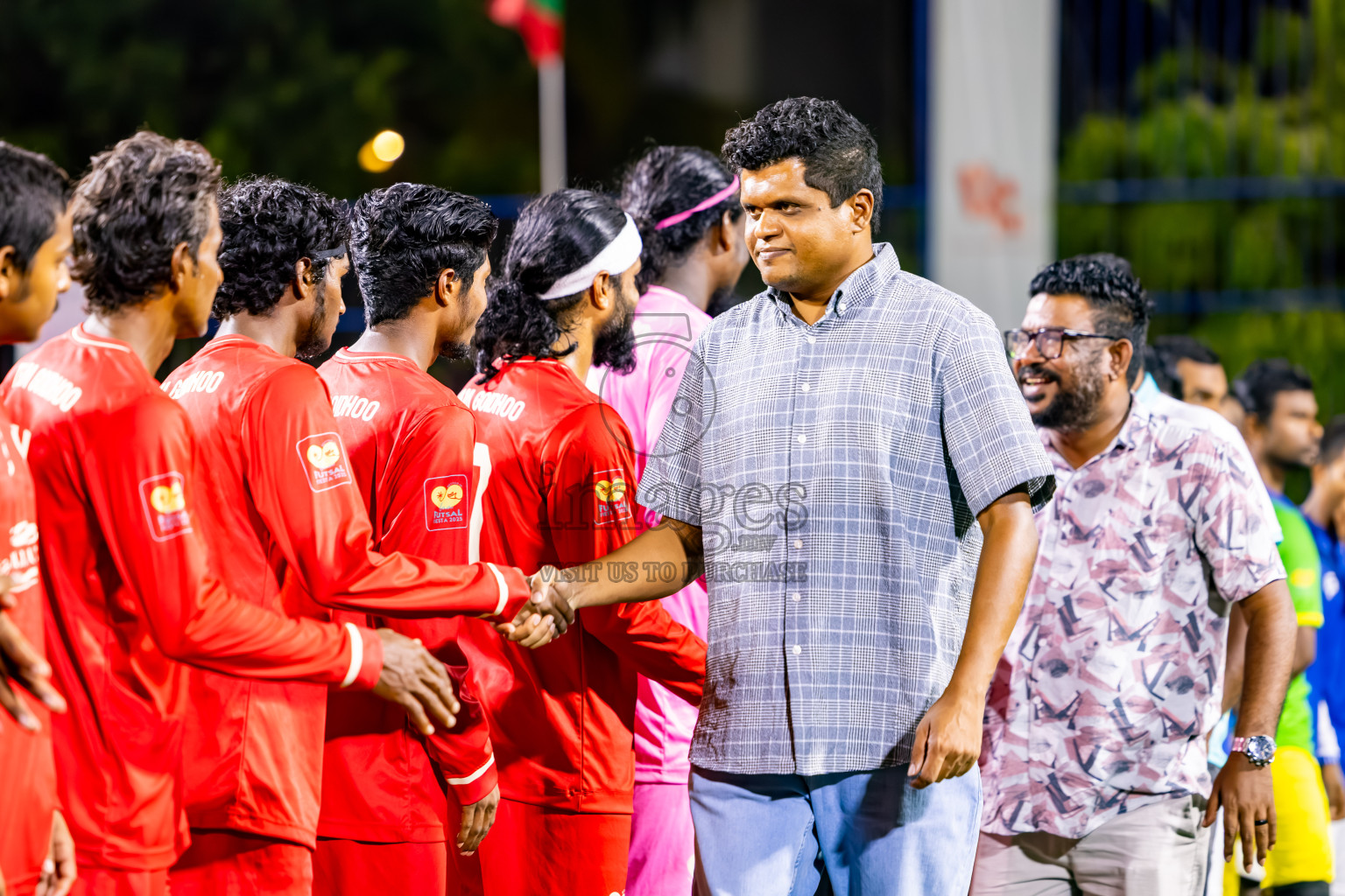 Goidhoo vs Hithaadhoo in Semi Finals of Better in Baa Futsal Fiesta 2025 Men's division held in B. Eydhafushi, Maldives on Saturday, 15th November 2025. Photos: Nausham Waheed / images.mv