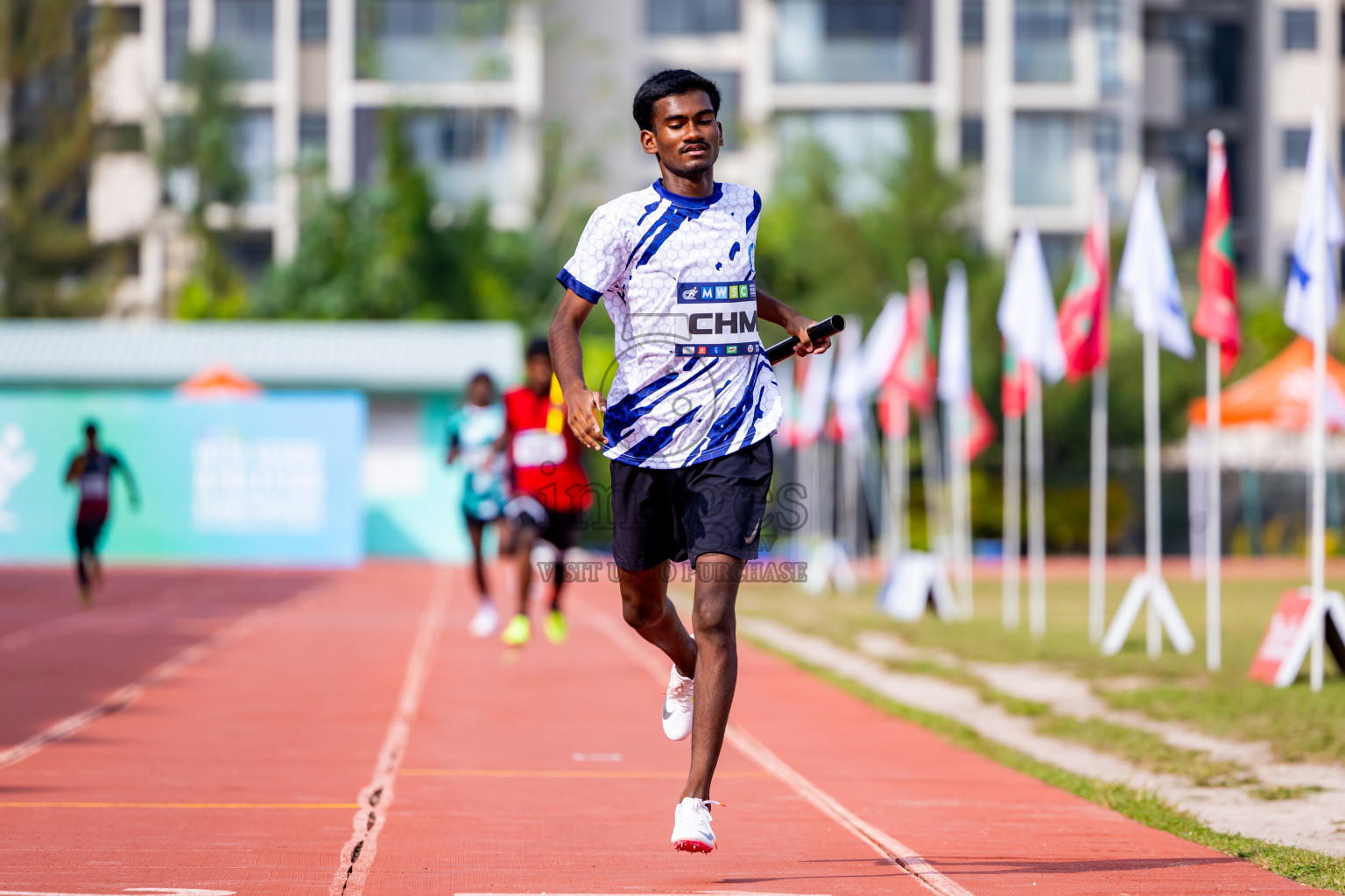 Day 5 of MWSC Interschool Athletics Championships 2024 held in Hulhumale Running Track, Hulhumale, Maldives on Wednesday, 13th November 2024. Photos by: Nausham Waheed / Images.mv