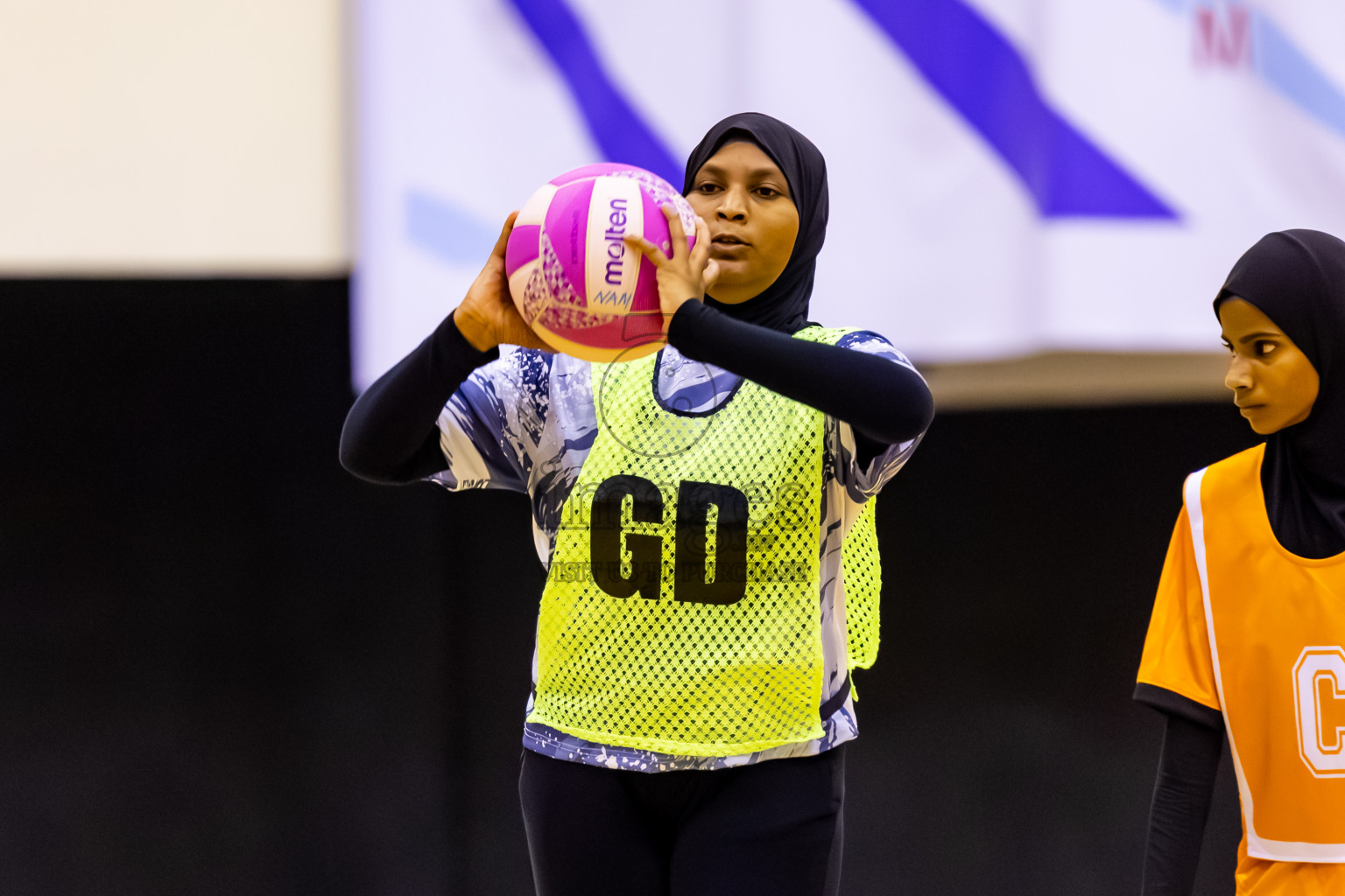 SC Skylark vs Youth United SC in Day 5 of 24th Milo Netball Association Championship held in Social Center at Male', Maldives on Friday, 5th September 2025. Photos: Nausham Waheed / images.mv