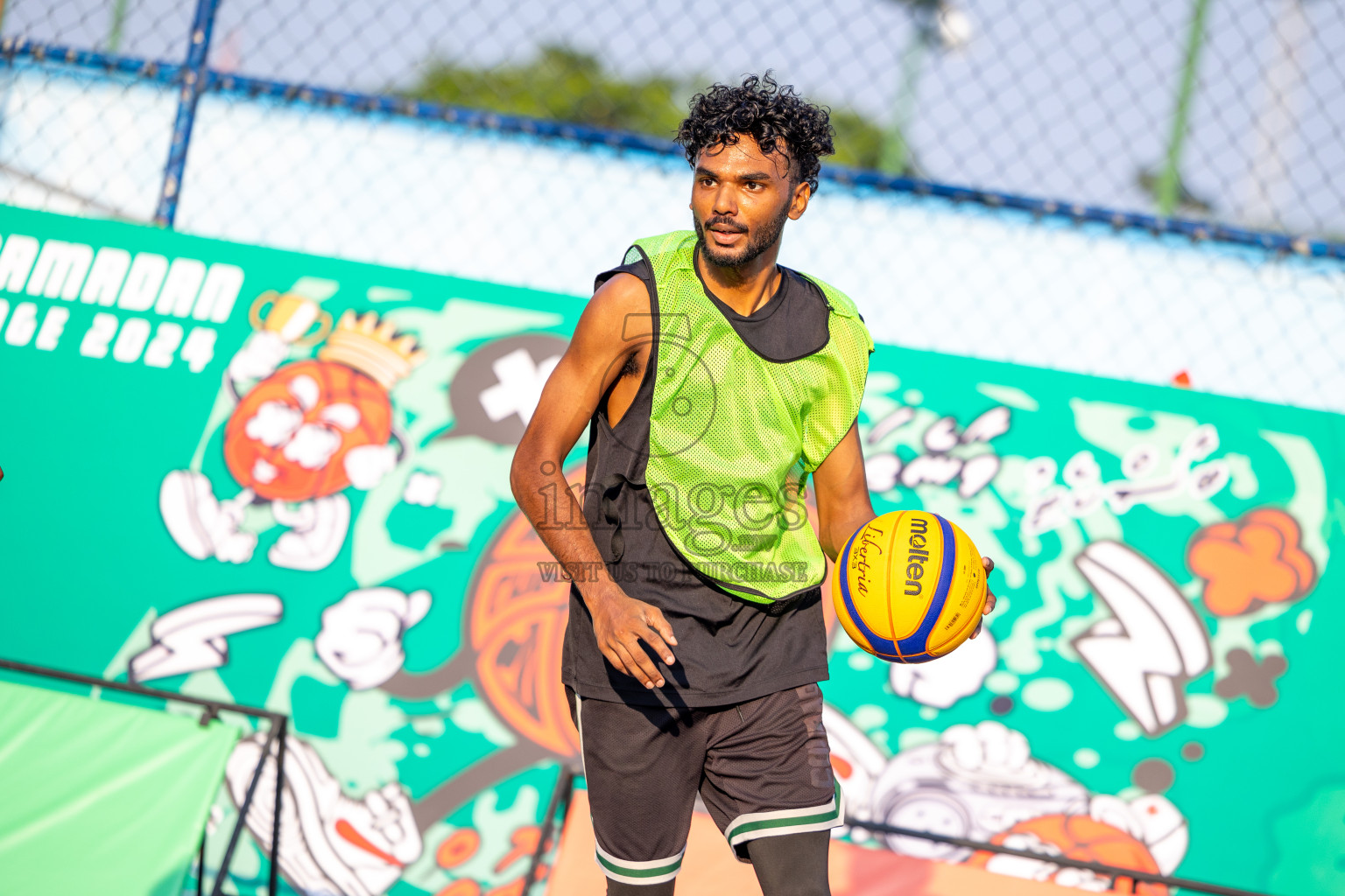 Day 2 of MILO Ramadan 3x3 Challenge 2024 was held in Ekuveni Outdoor Basketball Court at Male', Maldives on Wednesday, 13th March 2024.
Photos: Ismail Thoriq / images.mv