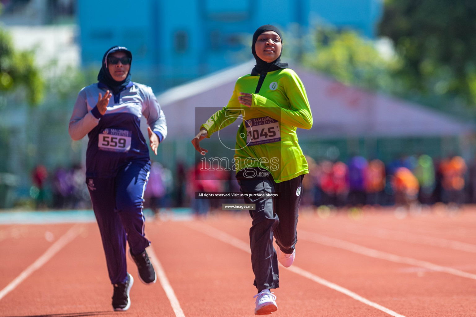 Day 1 of Inter-School Athletics Championship held in Male', Maldives on 22nd May 2022. Photos by: Maanish / images.mv