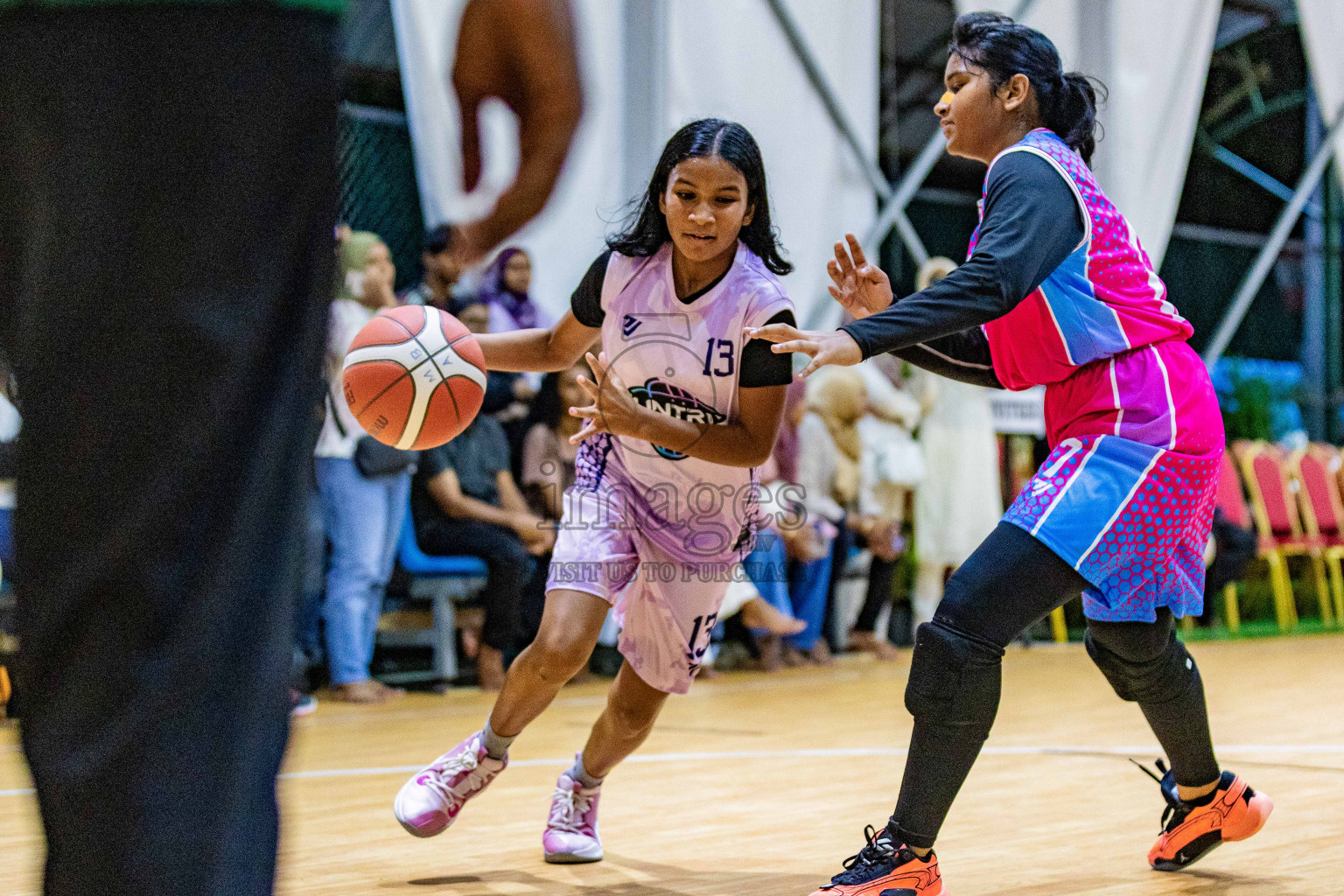 Day 3 of Milo 5 x 5 Junior Challenge 2025 - Basketball tournament held in Basketball Training Center, Male', Maldives on Saturday, 11th October 2025. Photos by: Nausham Waheed, Areef Adam / Images.mv
