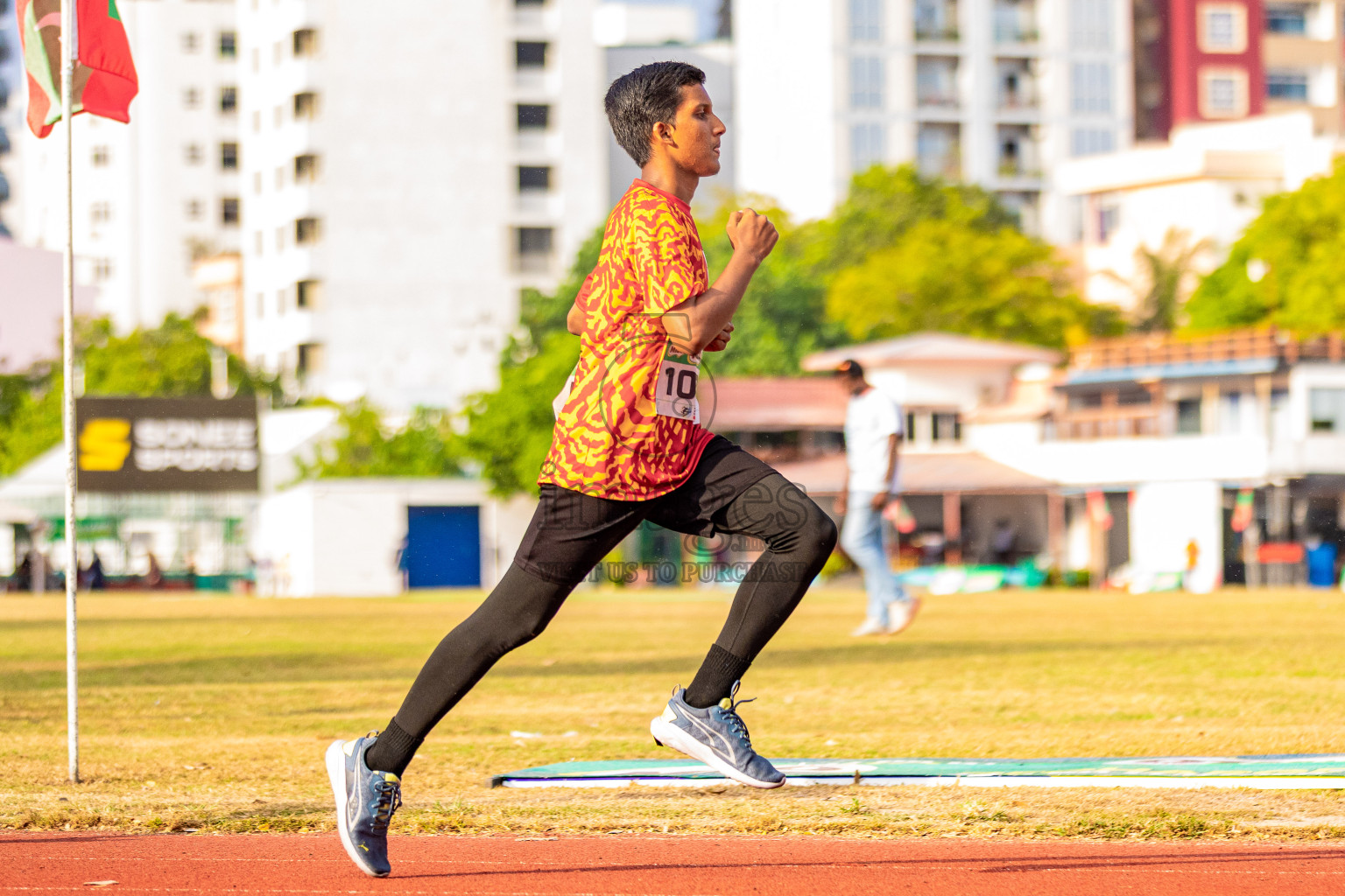 Day 3 of Inter-school Athletics Championship 2025 held in Ekuveni Synthetic Track, Male', Maldives on Wednesday, 08th October 2025. Photos by: Areef Adam  / Images.mv