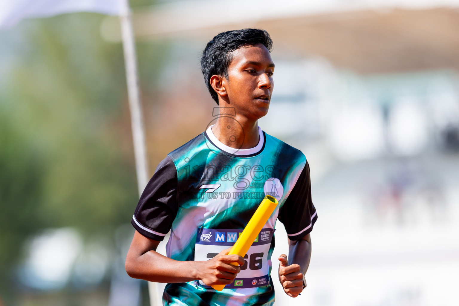 Day 6 of MWSC Interschool Athletics Championships 2024 held in Hulhumale Running Track, Hulhumale, Maldives on Thursday, 14th November 2024. Photos by: Nausham Waheed / Images.mv