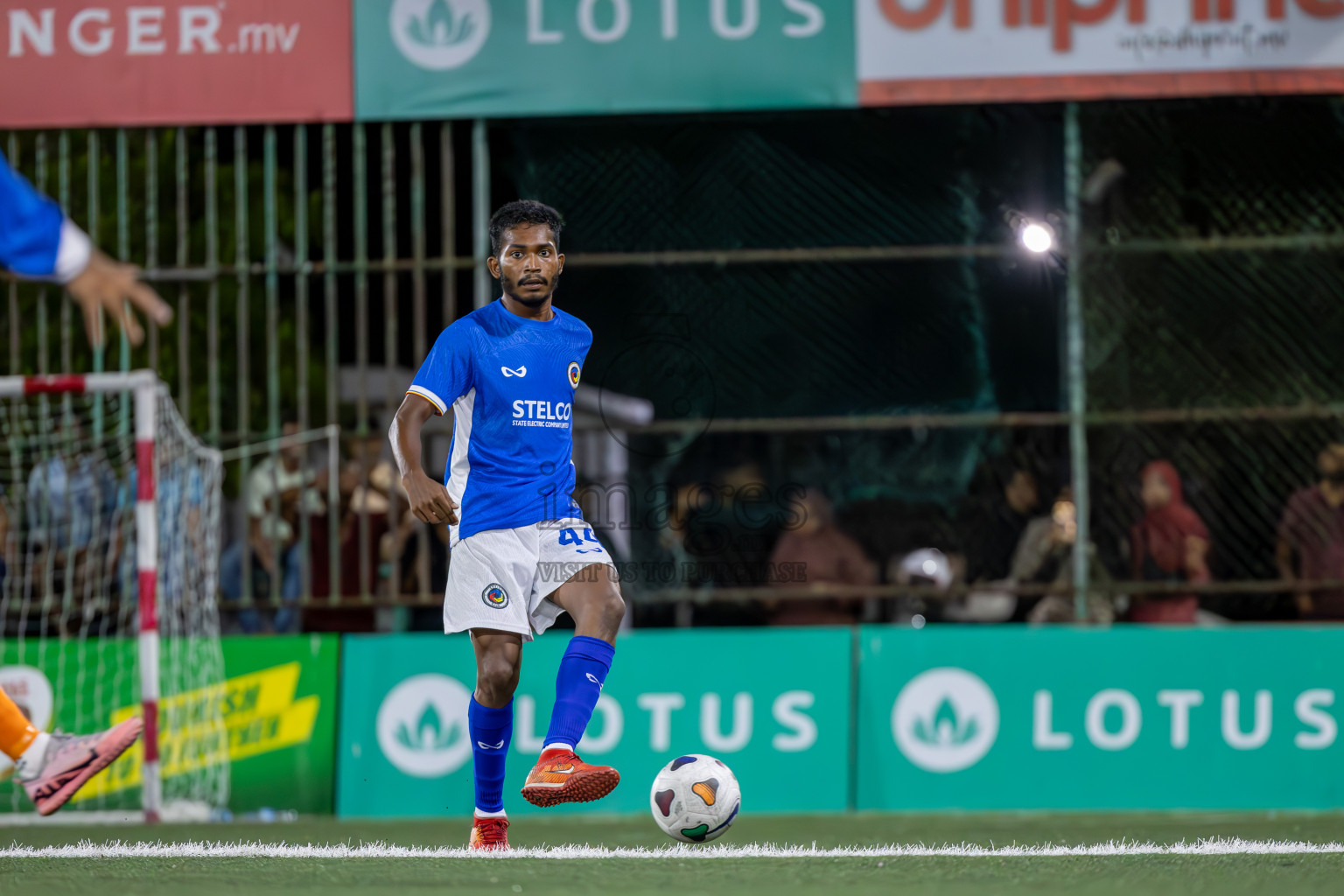 STELCO RC vs Dhiraagu in Club Maldives Cup 2024 held in Rehendi Futsal Ground, Hulhumale', Maldives on Wednesday, 2nd October 2024.
Photos: Ismail Thoriq / images.mv