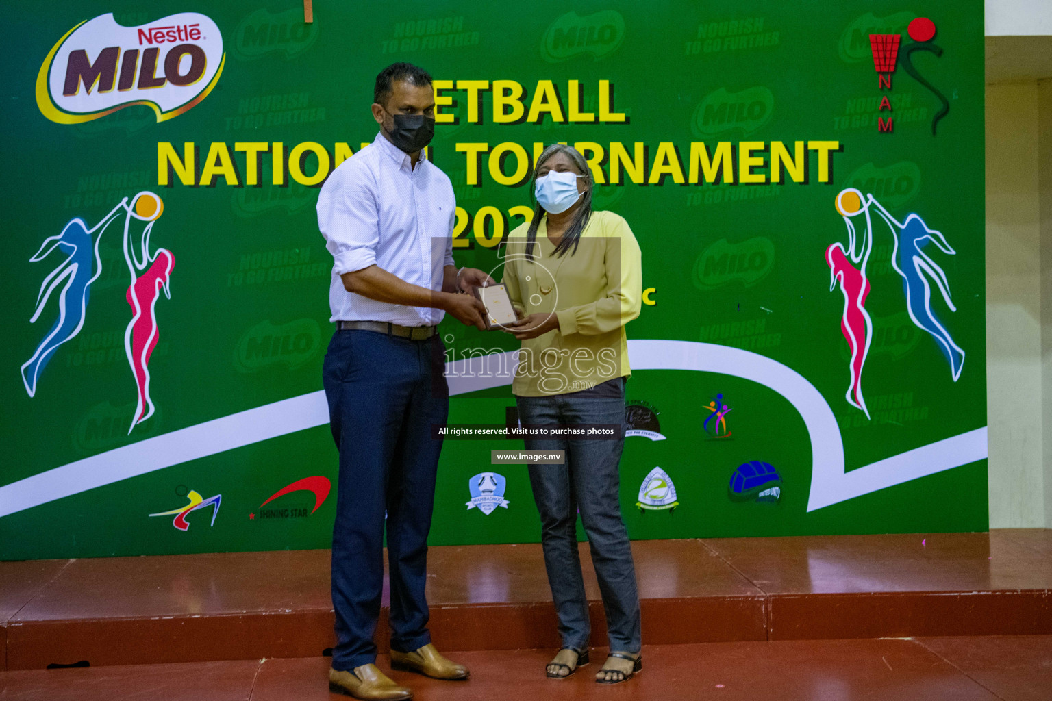 Kulhudhuffushi Youth & R.C vs Club Green Streets in the Finals of Milo National Netball Tournament 2021 (Women's) held on 5th December 2021 in Male', Maldives Photos: Ismail Thoriq / images.mv