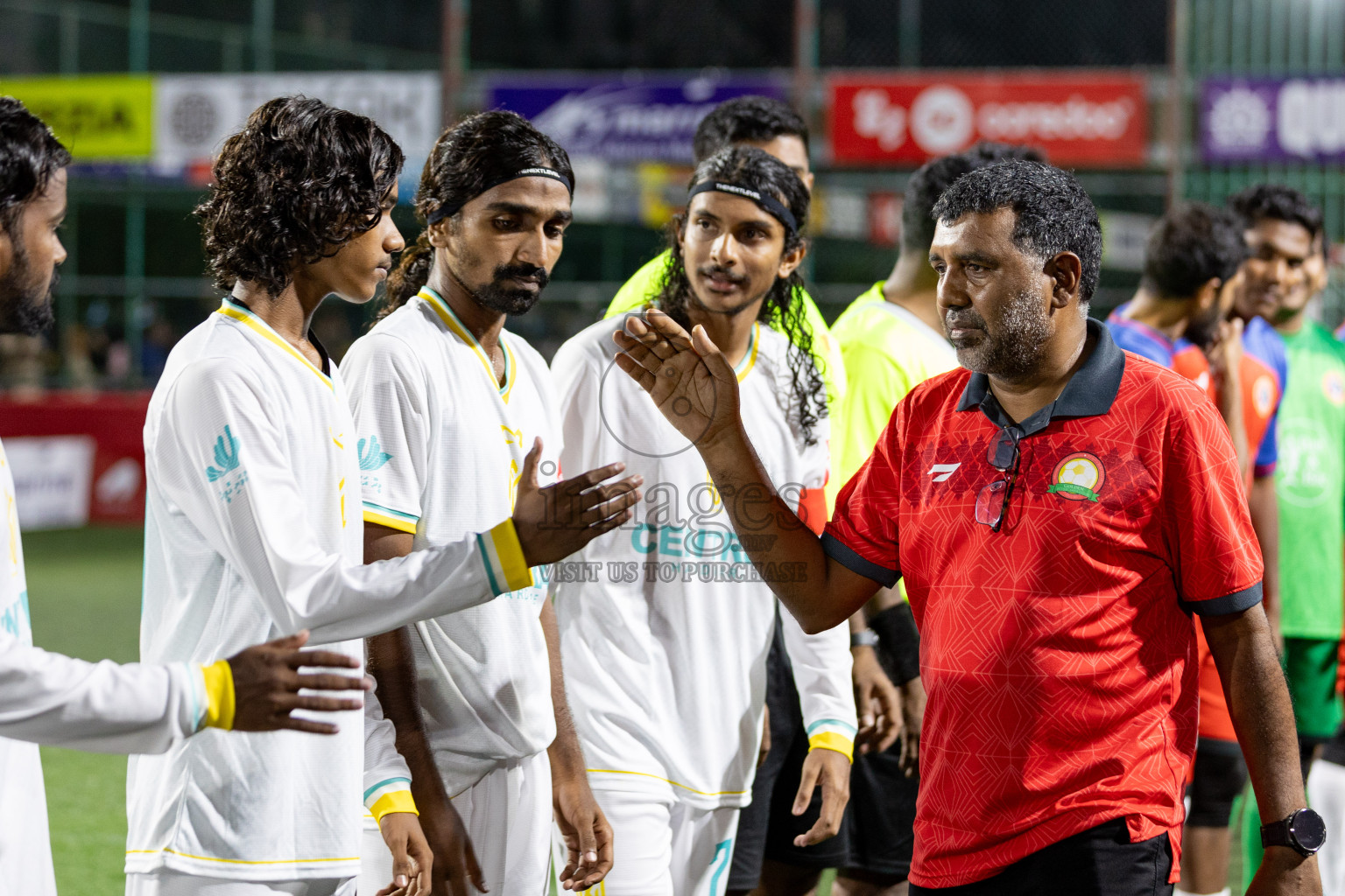 S Maradhoo vs S Meedhoo in Day 12 of Golden Futsal Challenge 2025 was held on Thursday, 16th January 2025, in Hulhumale', Maldives.
Photos: Hassan Simah / images.mv