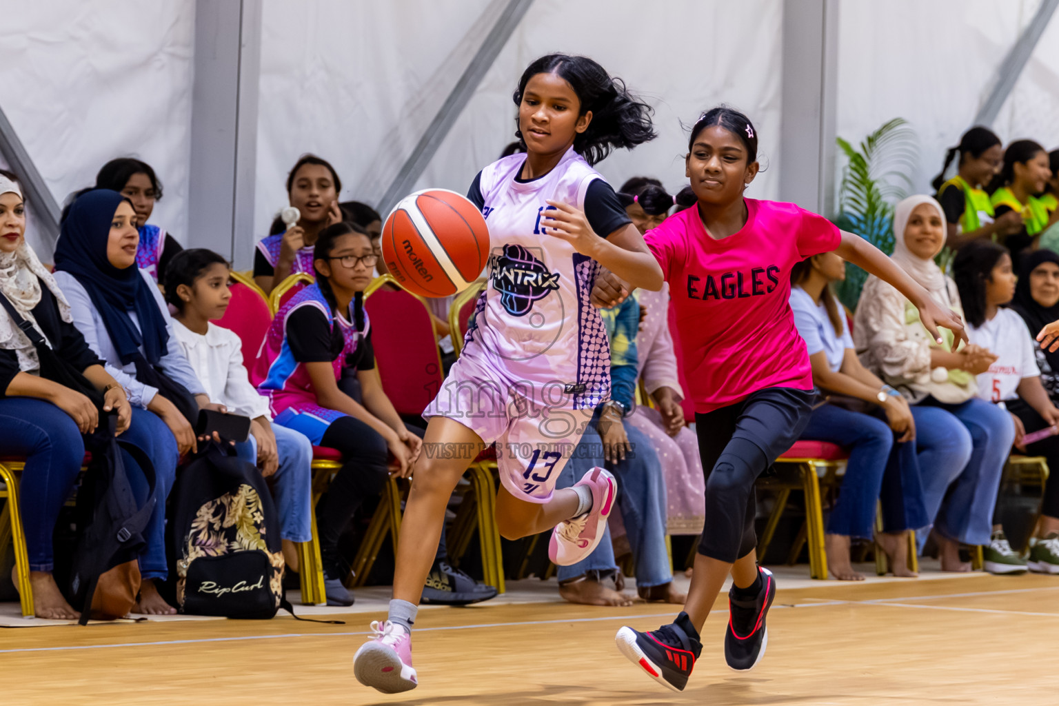 Day 2 of Milo 5 x 5 Junior Challenge 2025 - Basketball tournament held in Basketball Training Center, Male', Maldives on Friday, 10th October 2025. Photos by: Nausham Waheed / Images.mv