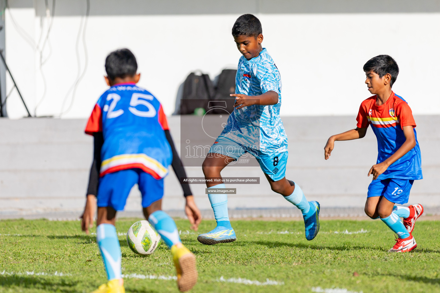 Day 1 of MILO Academy Championship 2023 (U12) was held in Henveiru Football Grounds, Male', Maldives, on Friday, 18th August 2023.