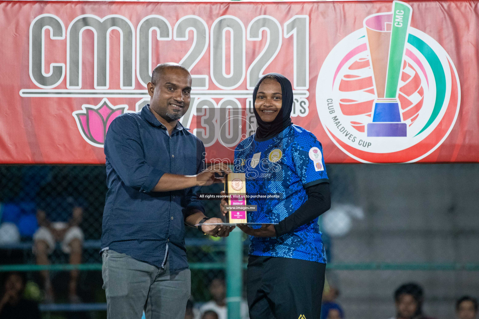 Ports Limited vs WAMCO - in the Finals 18/30 Women's Futsal Fiesta 2021 held in Hulhumale, Maldives on 18 December 2021. Photos by Nausham Waheed & Shuu Abdul Sattar