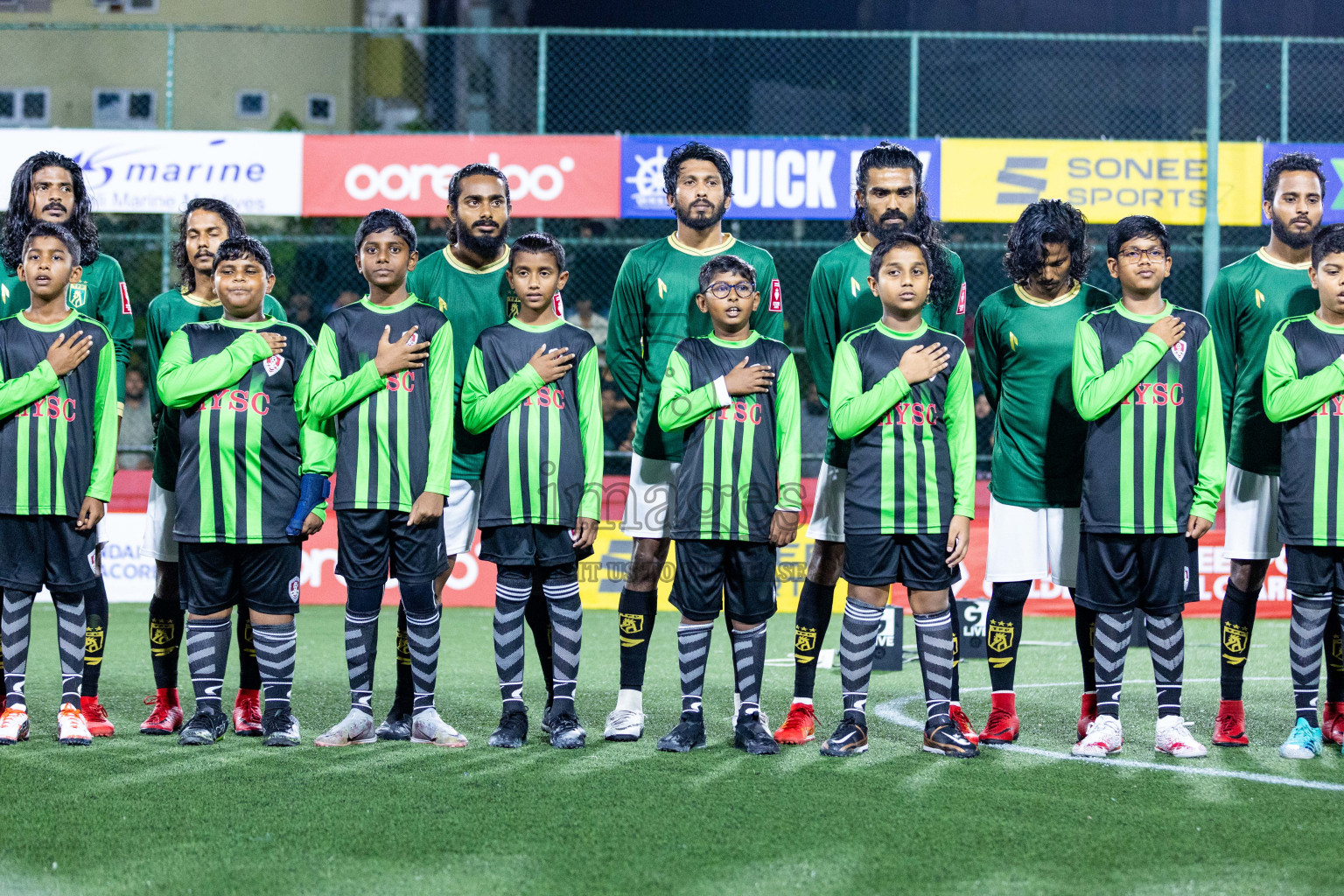 Opening of Golden Futsal Challenge 2024 with Charity Shield Match between L.Gan vs Th. Thimarafushi was held on Sunday, 14th January 2024, in Hulhumale', Maldives Photos: Nausham Waheed / images.mv