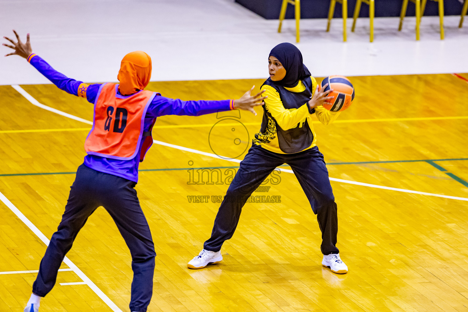 Day 7 of 25th Inter-School Netball Tournament was held in Social Center at Male', Maldives on Saturday, 17th August 2024. Photos: Nausham Waheed / images.mv