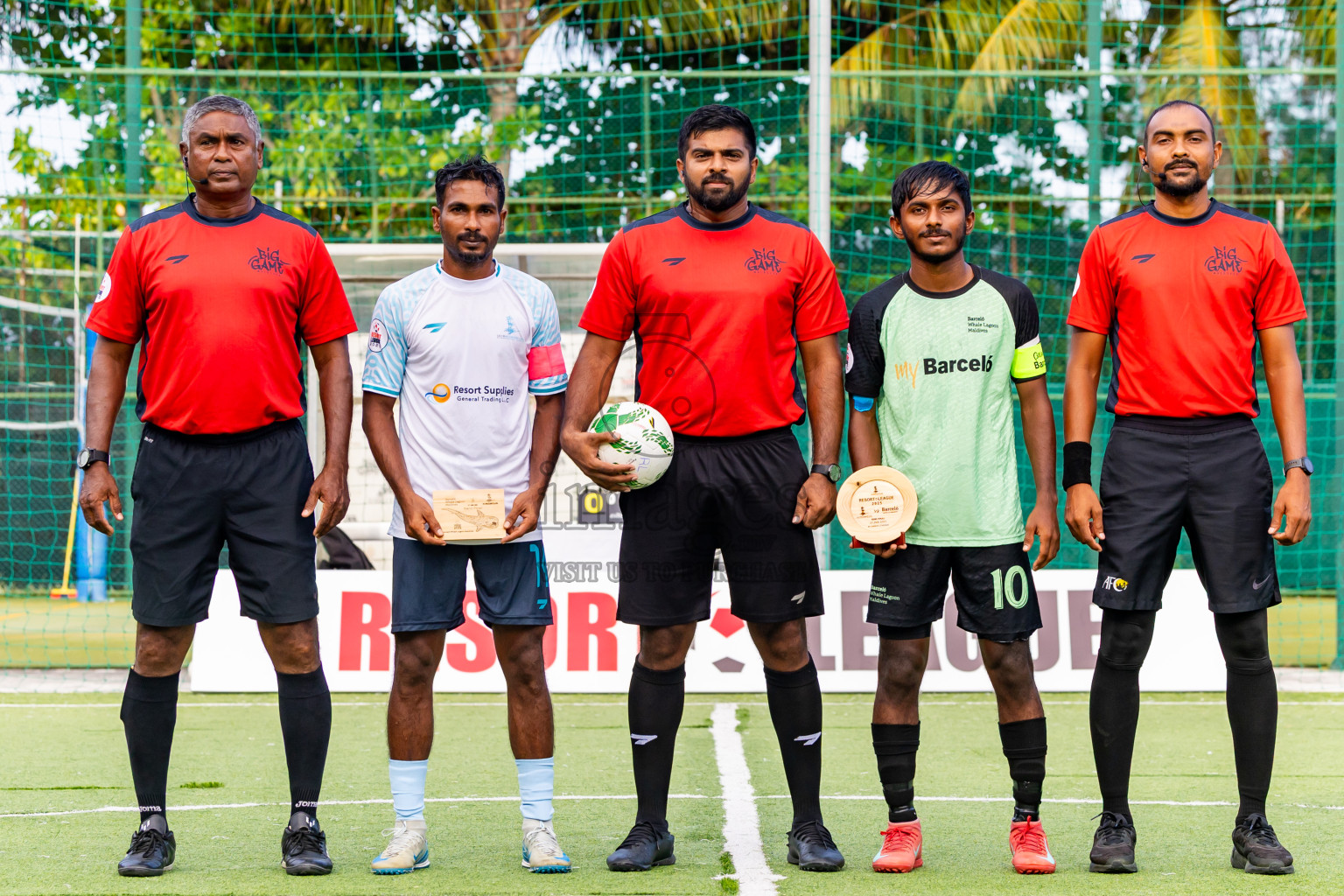 Barcelo vs Lily Beach in Semi Final of Resort League 2025 (Ari Zone) was held on Friday, 27th June 2025 in Conrad Maldives Rangali Island, Alif Dhaalu Atoll, Maldives. Photos: Nausham Waheed / images.mv