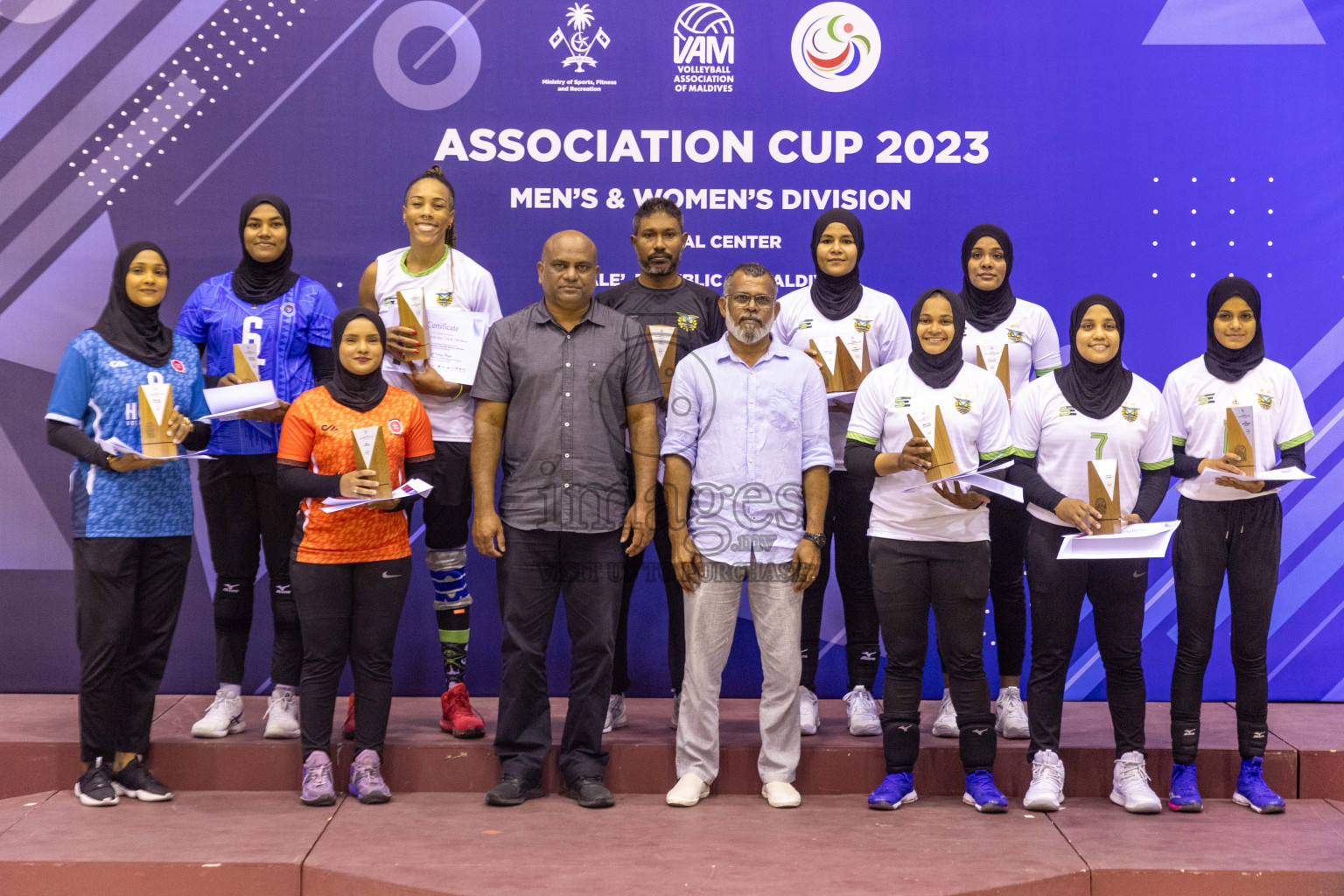 Final of Women's Division of Volleyball Association Cup 2023 held in Male', Maldives on Monday, 25th December 2023 at Social Center Indoor Hall Photos By: Nausham Waheed /images.mv