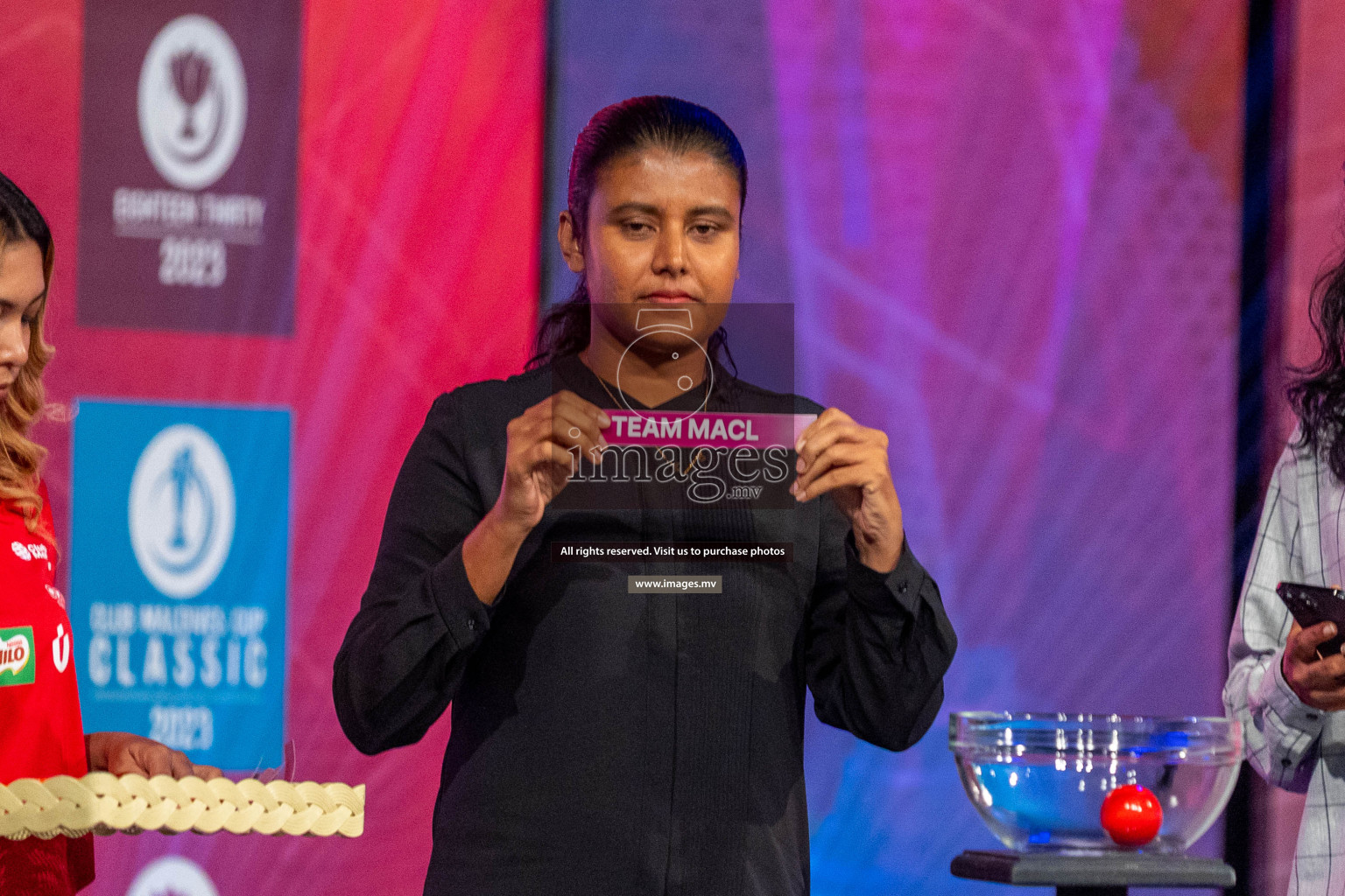 Draw ceremony of Club Maldives 2023 was held on Thursday, 6th July 2023 at PSM Studio in Male', Maldives.  Photos: Ismail Thoriq / images.mv