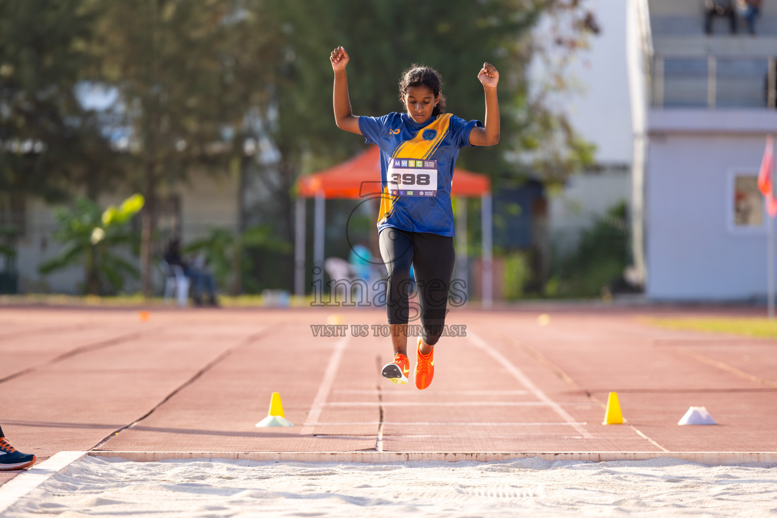 Day 4 of MWSC Interschool Athletics Championships 2024 held in Hulhumale Running Track, Hulhumale, Maldives on Tuesday, 12th November 2024. Photos by: Ismail Thoriq / Images.mv