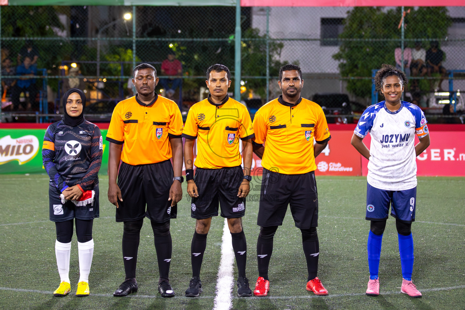 POLICE CLUB vs TEAM DHARUMAVANTHA in Eighteen Thirty 2024 held in Rehendi Futsal Ground, Hulhumale', Maldives on Monday, 9th September 2024. Photos: Mohamed Mahfooz Moosa / images.mv