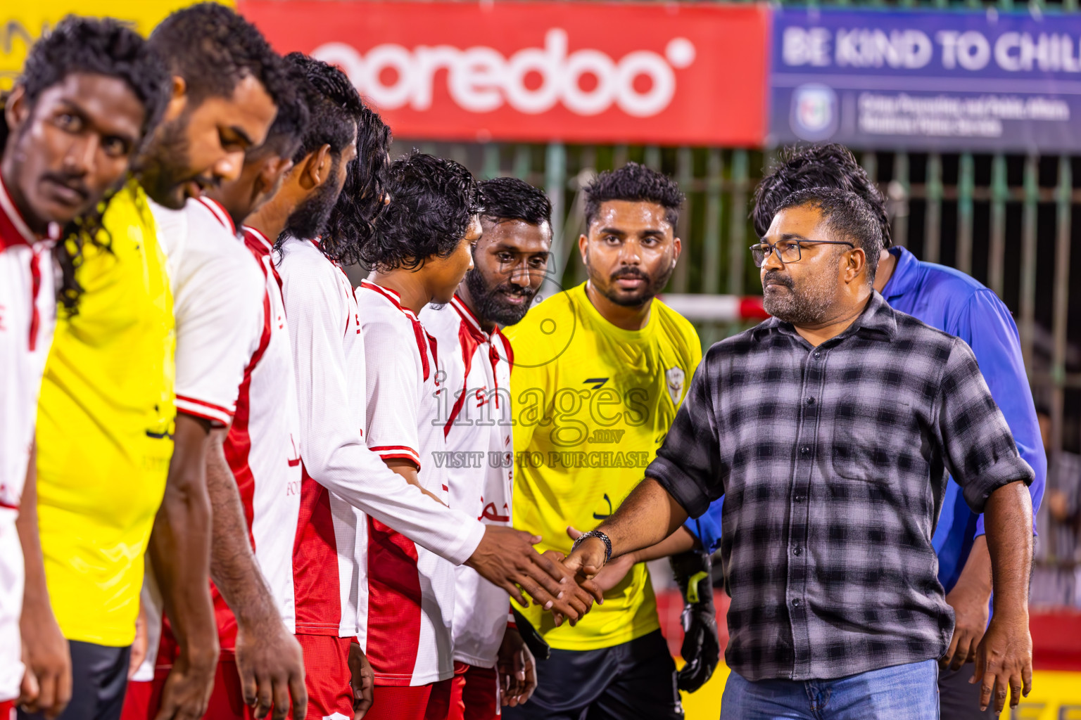 L Isdhoo vs L Hithadhoo in Day 16 of Golden Futsal Challenge 2024 was held on Tuesday, 30th January 2024, in Hulhumale', Maldives Photos: Ismail Thoriq / images.mv