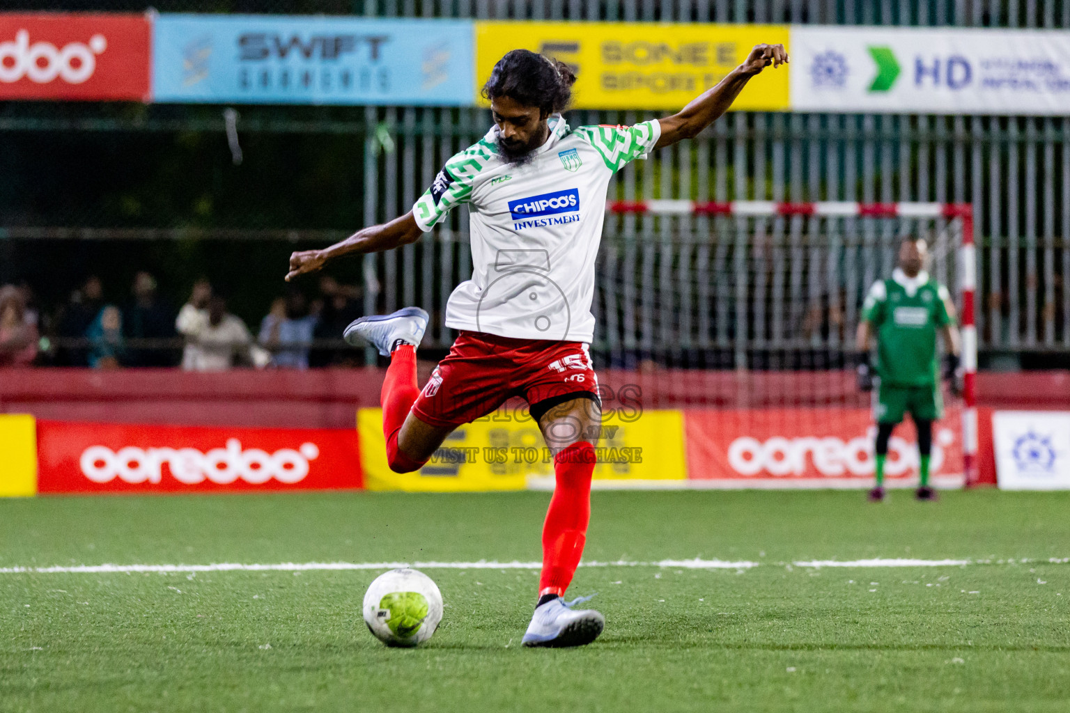 Th.Omadhoo VS Th.Vilufushi in Day 11 of Golden Futsal Challenge 2024 was held on Thursday, 25th January 2024, in Hulhumale', Maldives
Photos: Nausham Waheed / images.mv