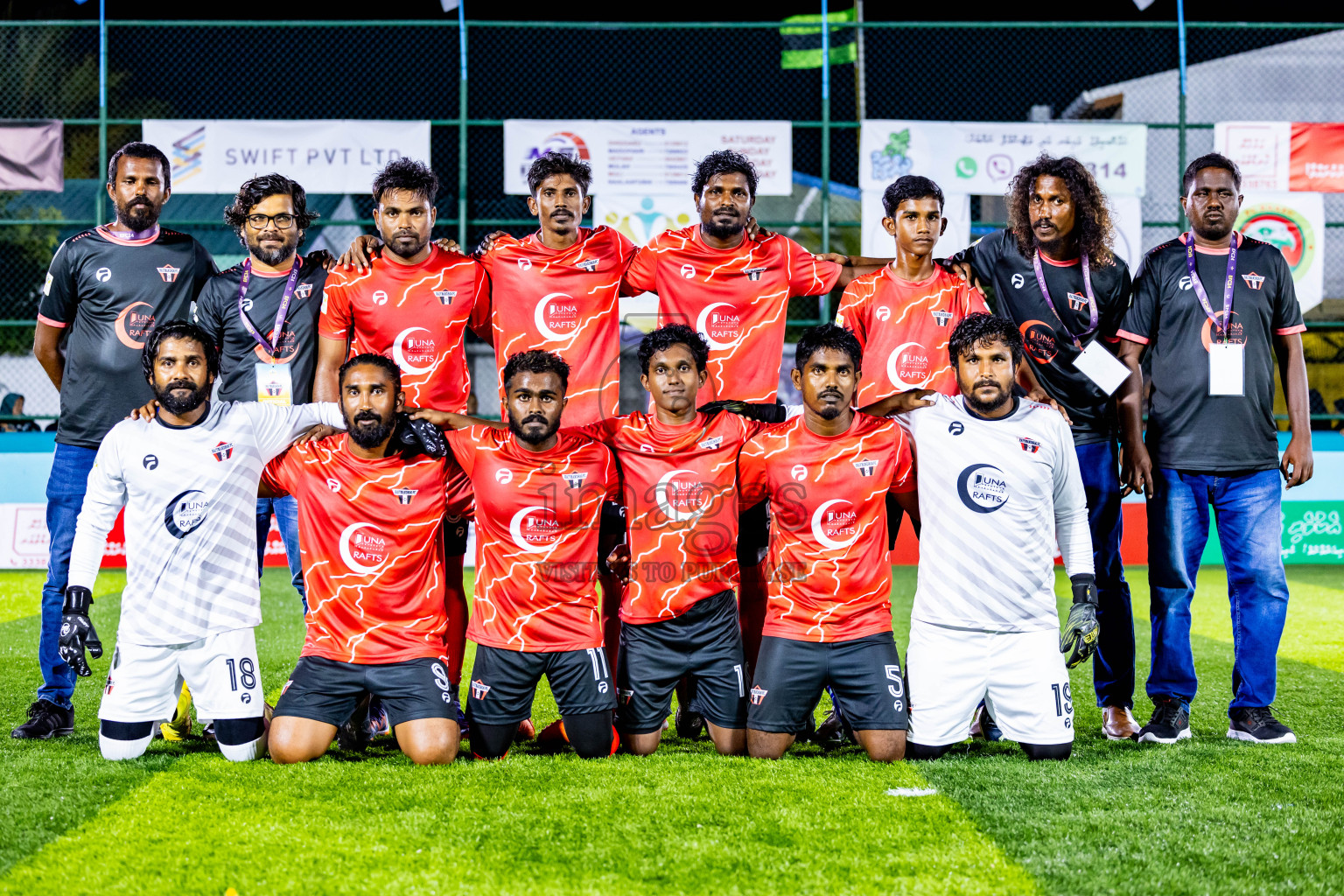 Much Black vs Raiymandhoo FC in Day 3 of Laamehi Dhiggaru Ekuveri Futsal Challenge 2024 was held on Sunday, 28th July 2024, at Dhiggaru Futsal Ground, Dhiggaru, Maldives Photos: Nausham Waheed / images.mv