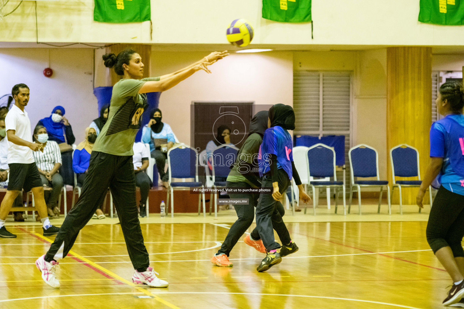 Milo National Netball Tournament 2021 held from 22 November to 05 December 2021 in Social Center Indoor Court, Male, Maldives