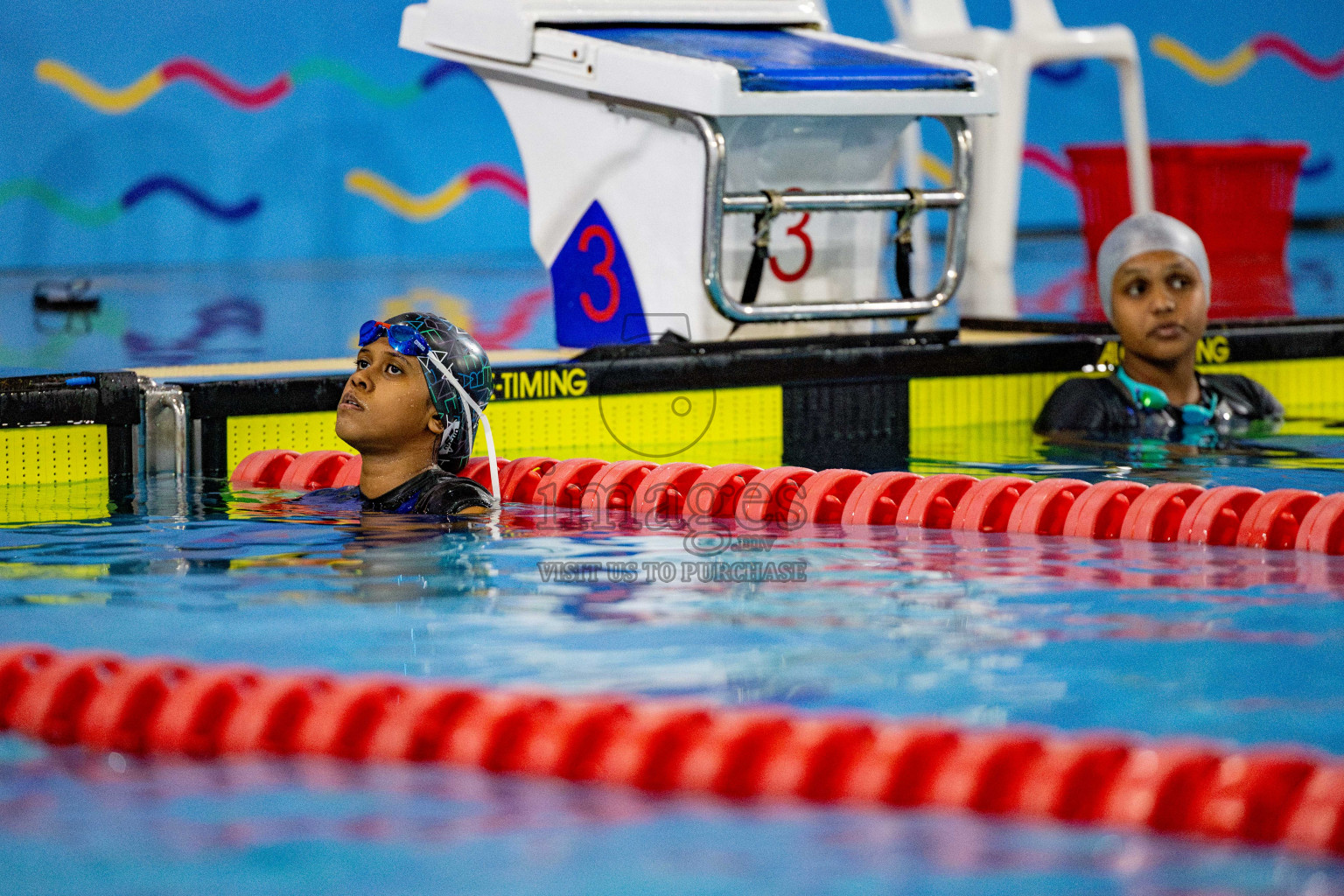 Day 4 of National Swimming Competition 2024 held in Hulhumale', Maldives on Monday, 16th December 2024. 
Photos: Hassan Simah / images.mv