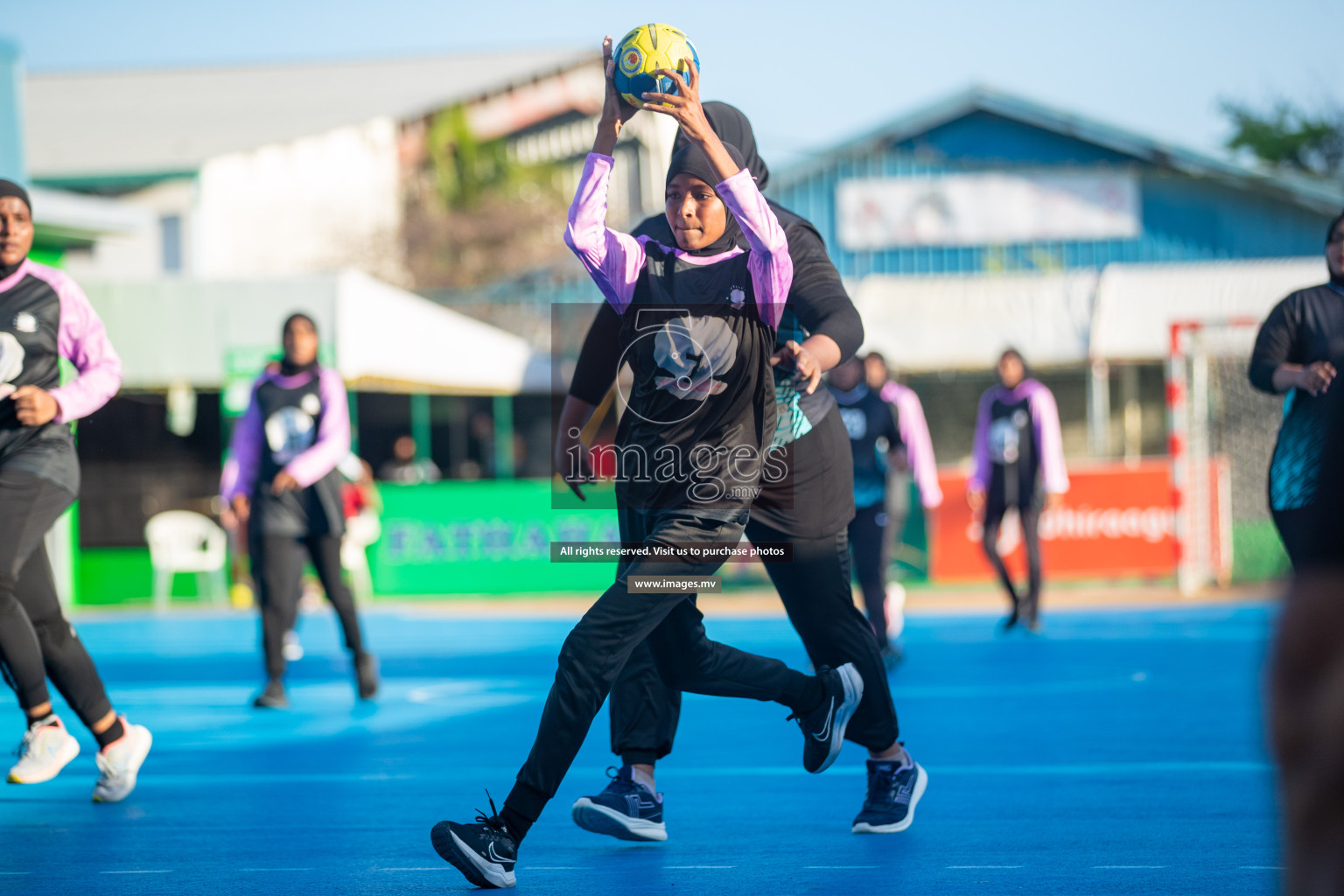 Day 3 of 6th MILO Handball Maldives Championship 2023, held in Handball ground, Male', Maldives on Friday, 22nd May 2023 Photos: Nausham Waheed/ Images.mv