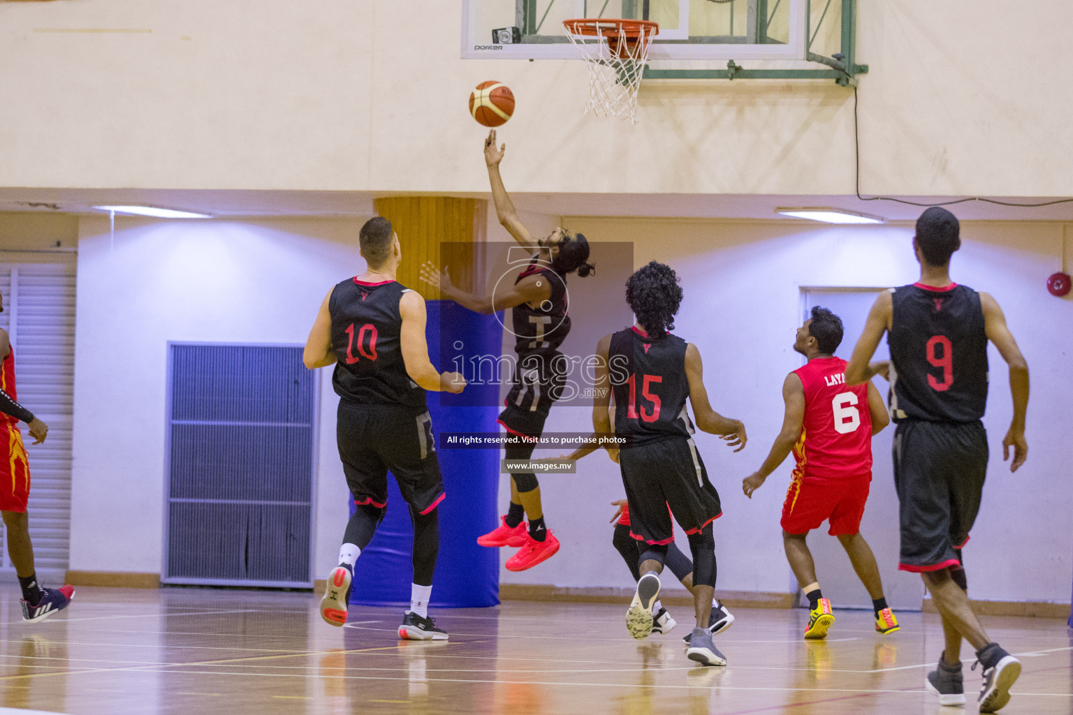 Raptors BC vs Red Wings in the 14th National Basketball League 2020 held in Male' Maldives on Sunday, 2nd February 2020.  Photos: Ismail Thoriq / images.mv