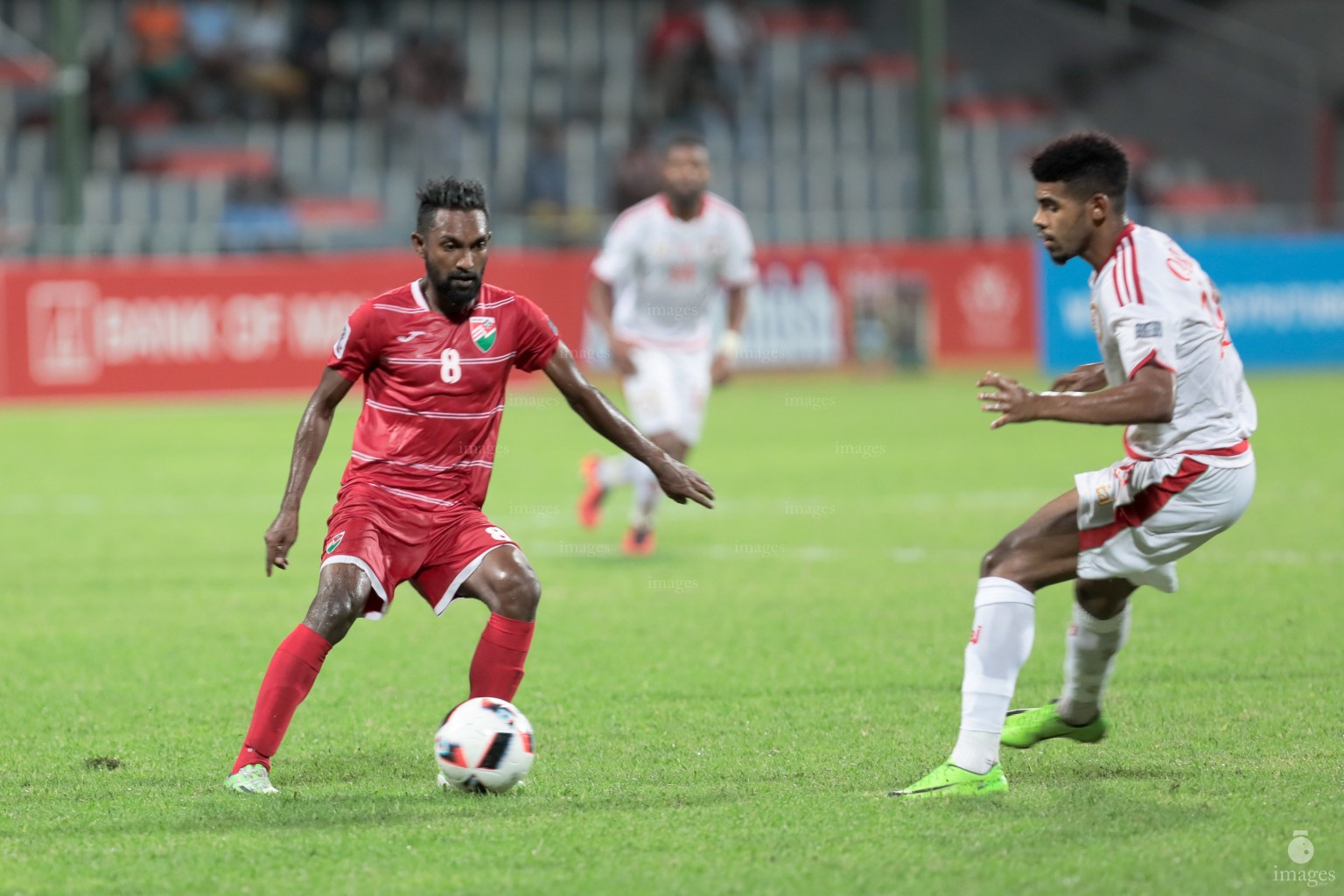 Asian Cup Qualifier between Maldives and Oman in National Stadium, on 10 October 2017 Male' Maldives. ( Images.mv Photo: Ismail Thoriq )