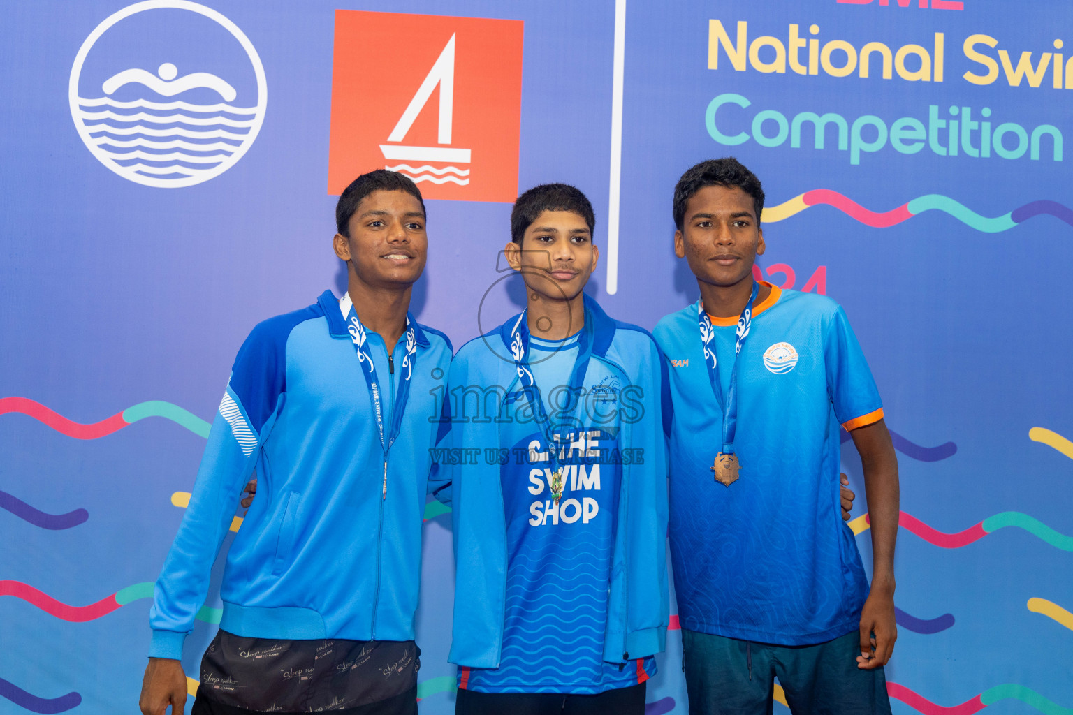 Day 6 of National Swimming Competition 2024 held in Hulhumale', Maldives on Wednesday, 18th December 2024. Photos: Mohamed Mahfooz Moosa / images.mv