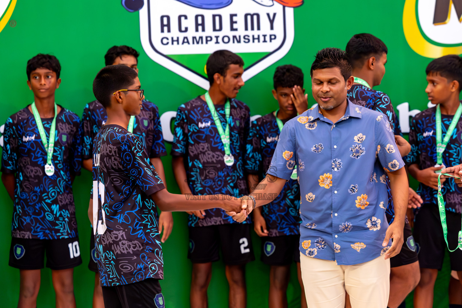 Day 4 of MILO Academy Championship 2024 (U-14) was held in Henveyru Stadium, Male', Maldives on Sunday, 3rd November 2024. Photos: Ismail Thoriq / Images.mv