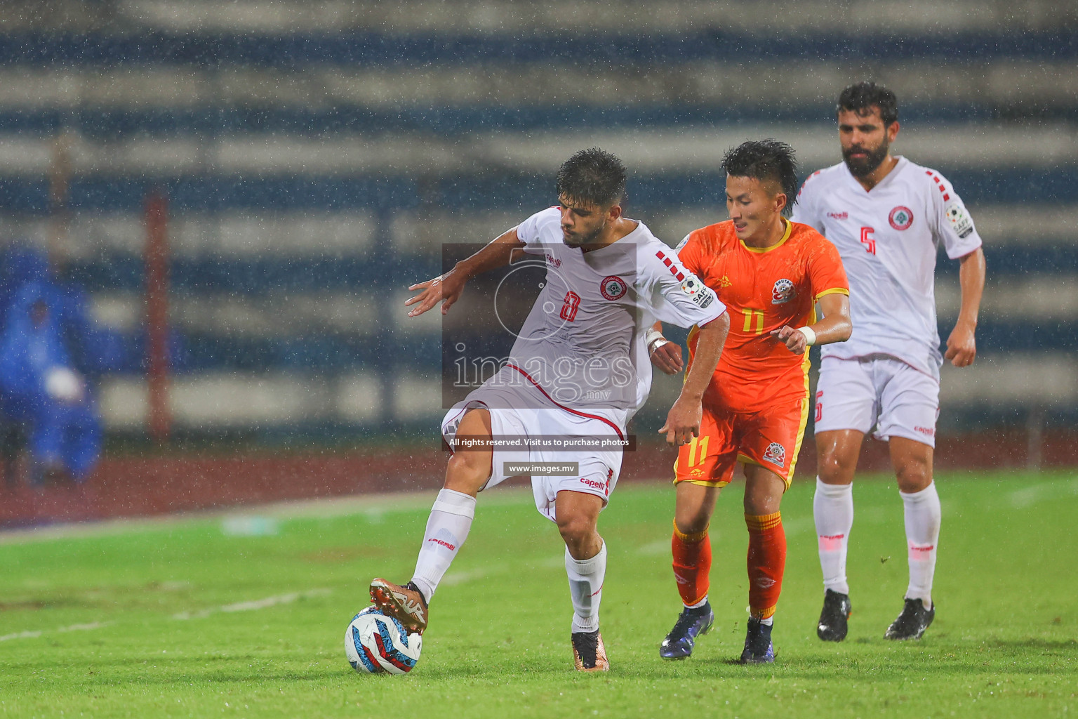 Bhutan vs Lebanon in SAFF Championship 2023 held in Sree Kanteerava Stadium, Bengaluru, India, on Sunday, 25th June 2023. Photos: Nausham Waheed / images.mv