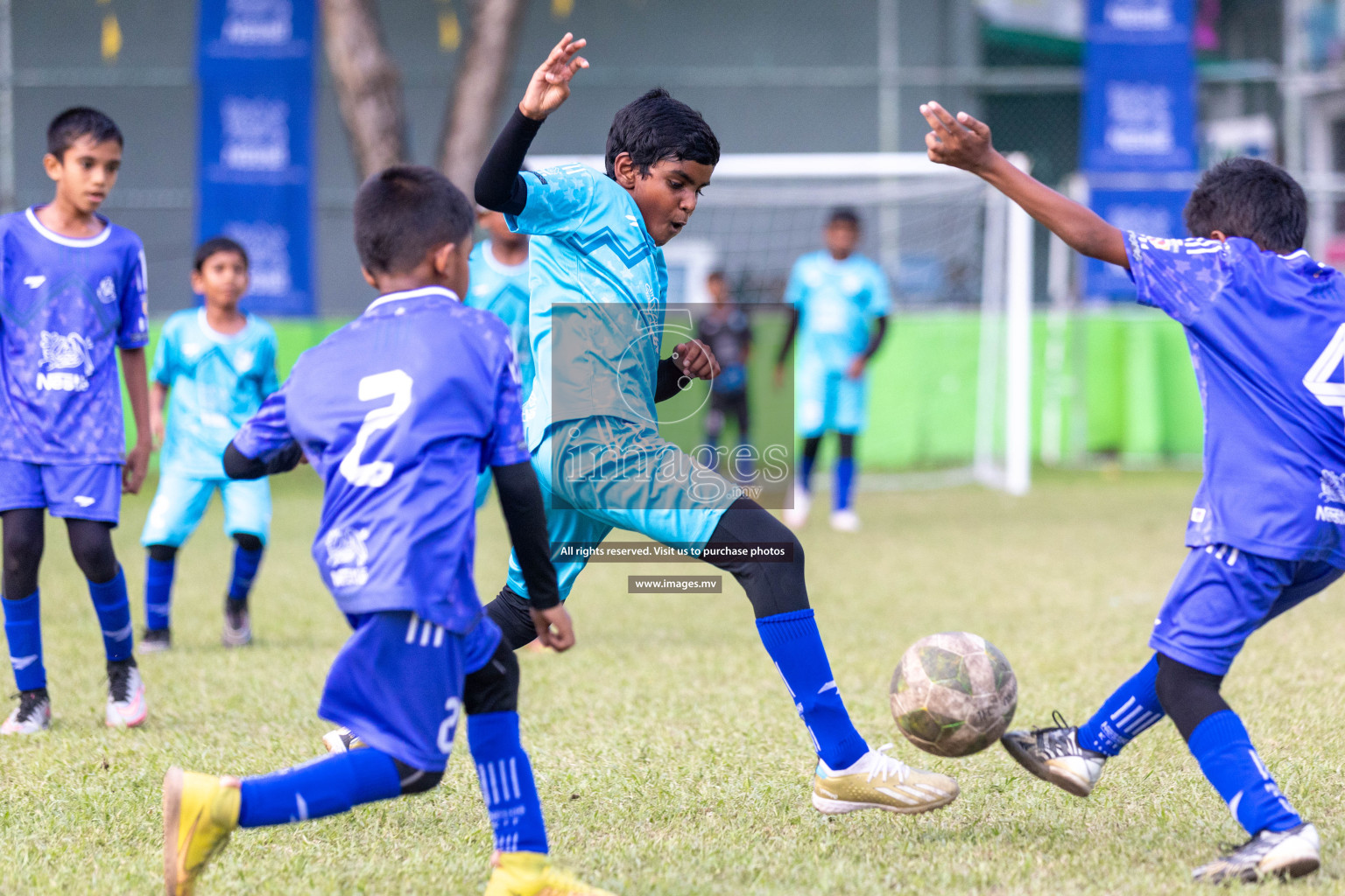 Day 3 of Nestle Kids Football Fiesta, held in Henveyru Football Stadium, Male', Maldives on Friday, 13th October 2023 Photos: Nausham Waheed/ images.mv