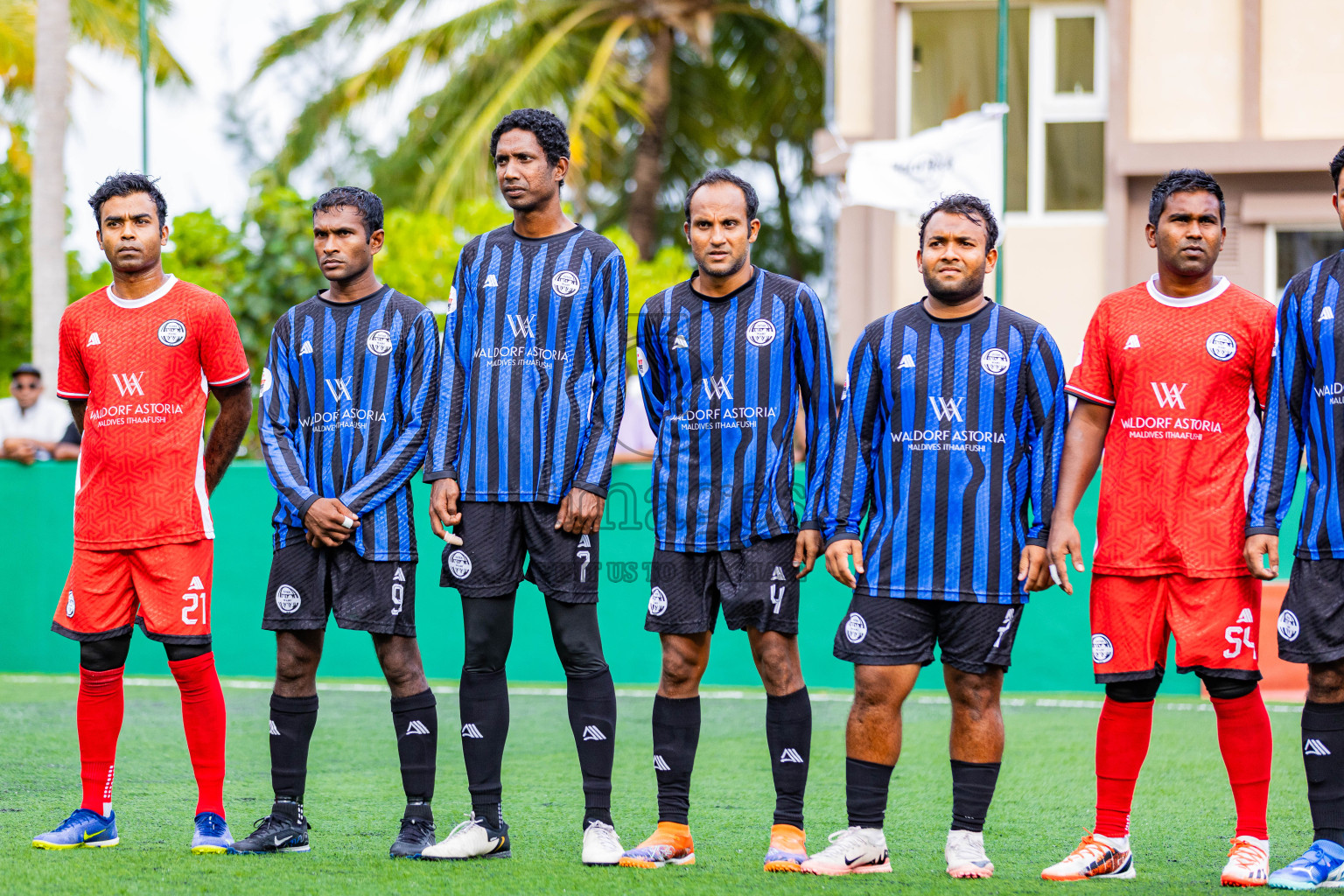 Waldorf Astoria vs Hard Rock Hotel in Semi Finals of Resort League 2025 (South Male Zone) day 14 was held on Thursday, 16th October 2025 in Crossroads's Maldives, Photos: Areef Adam / images.mv