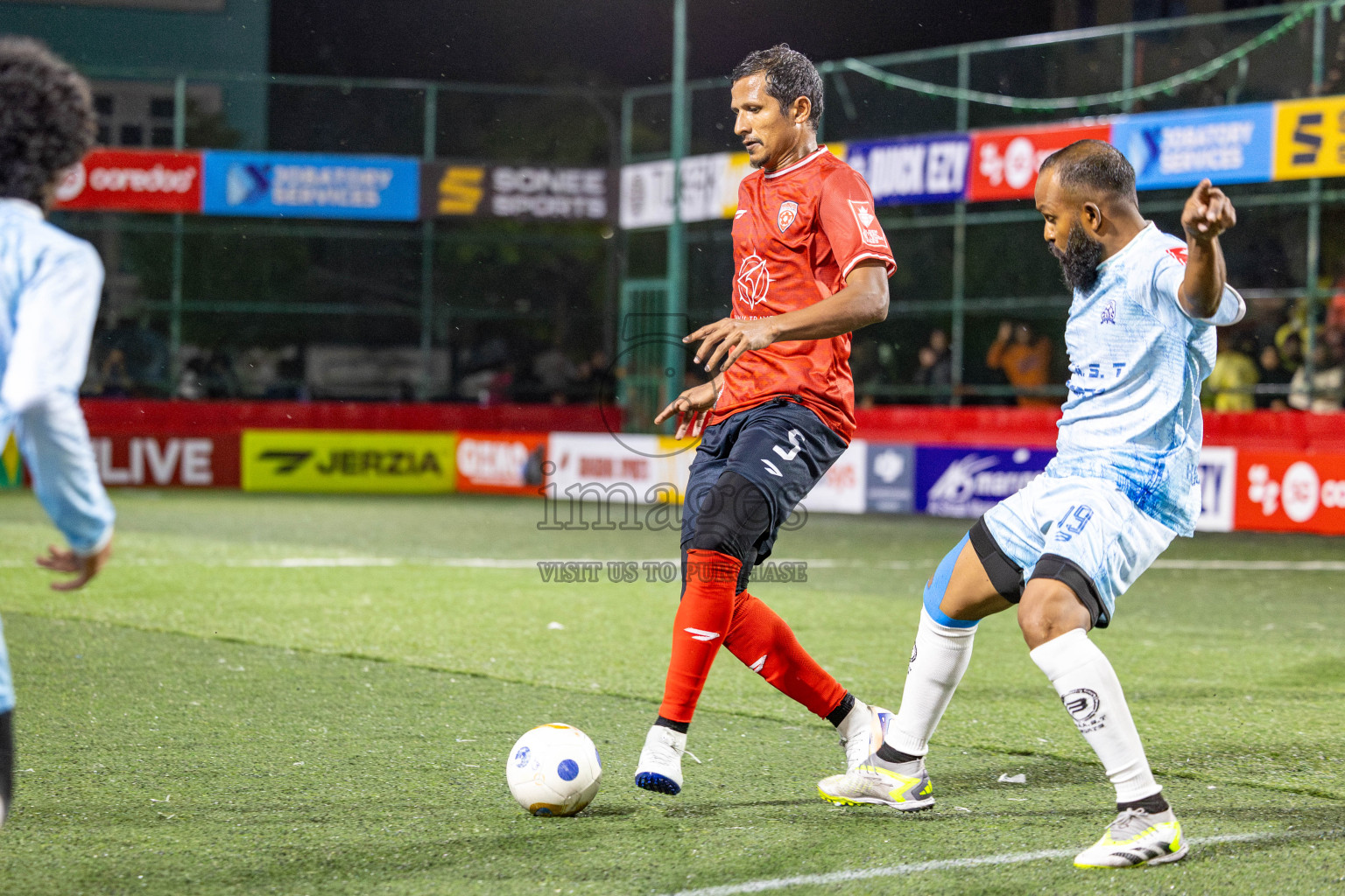 ADh Mahibadhoo VS ADh Kunburudhoo Atoll Round Semi-Final on Day 20 of Golden Futsal Challenge 2025 was held on Friday, 24 January 2025, in Hulhumale', Maldives. 
Photos: Hassan Simah / images.mv
