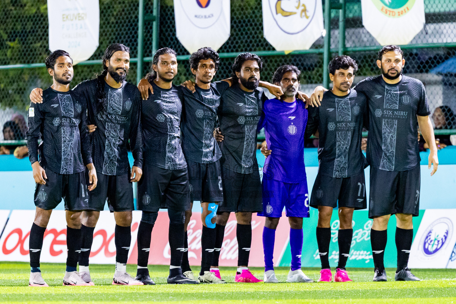 Dee Cee Jay vs Kovigoani in Semi Final of Laamehi Dhiggaru Ekuveri Futsal Challenge 2024 was held on Monday, 29th July 2024, at Dhiggaru Futsal Ground, Dhiggaru, Maldives Photos: Nausham Waheed / images.mv