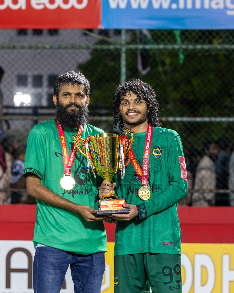 HA Dhidhdhoo vs HA Vashafaru in Haa Alif Atoll Finals Day 28 of Golden Futsal Challenge 2025 was held on Saturday , 1st February 2025, in Hulhumale', Maldives. Photos: Abdulla Abeed / images.mv