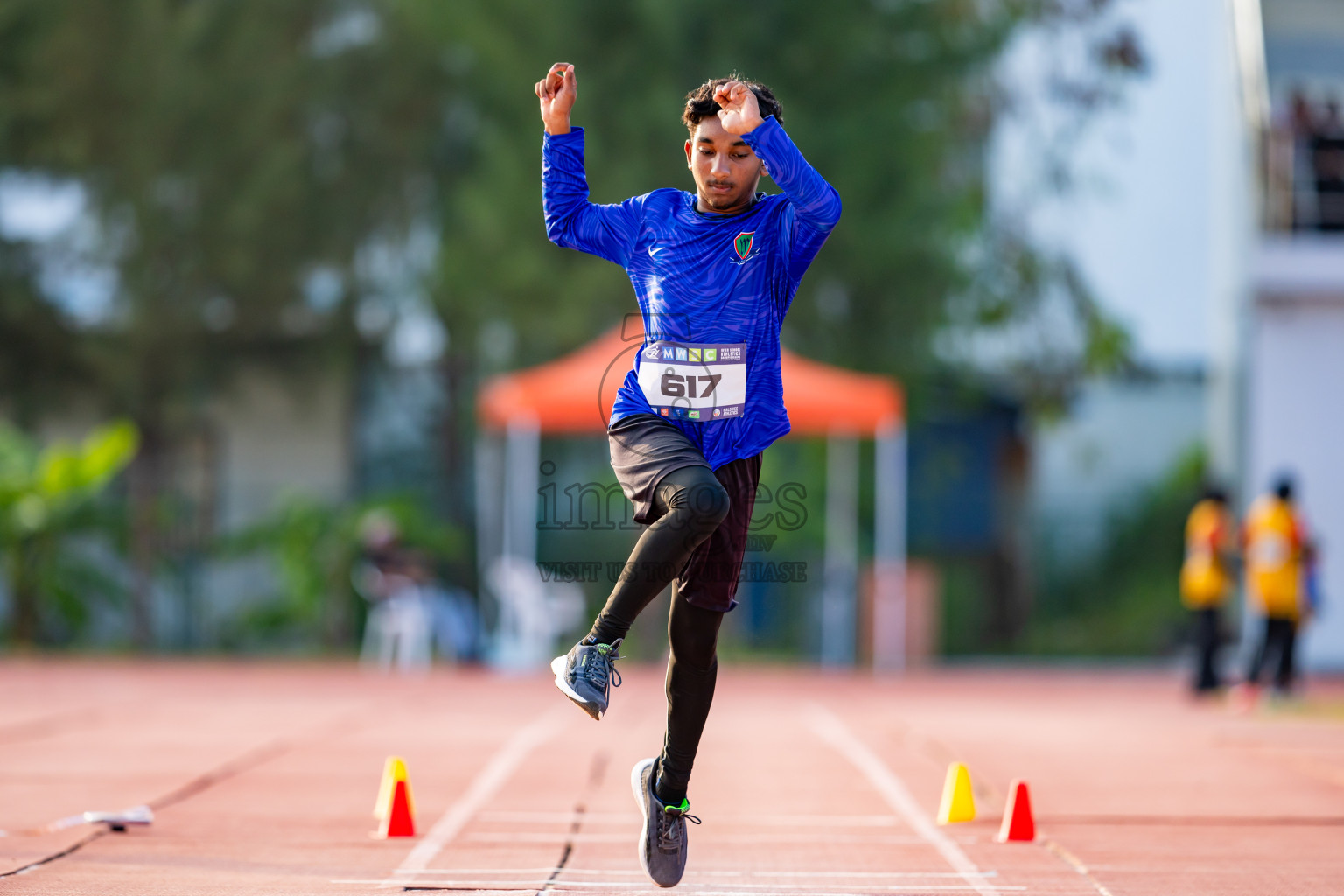 Day 5 of MWSC Interschool Athletics Championships 2024 held in Hulhumale Running Track, Hulhumale, Maldives on Wednesday, 13th November 2024. Photos by: Nausham Waheed / Images.mv