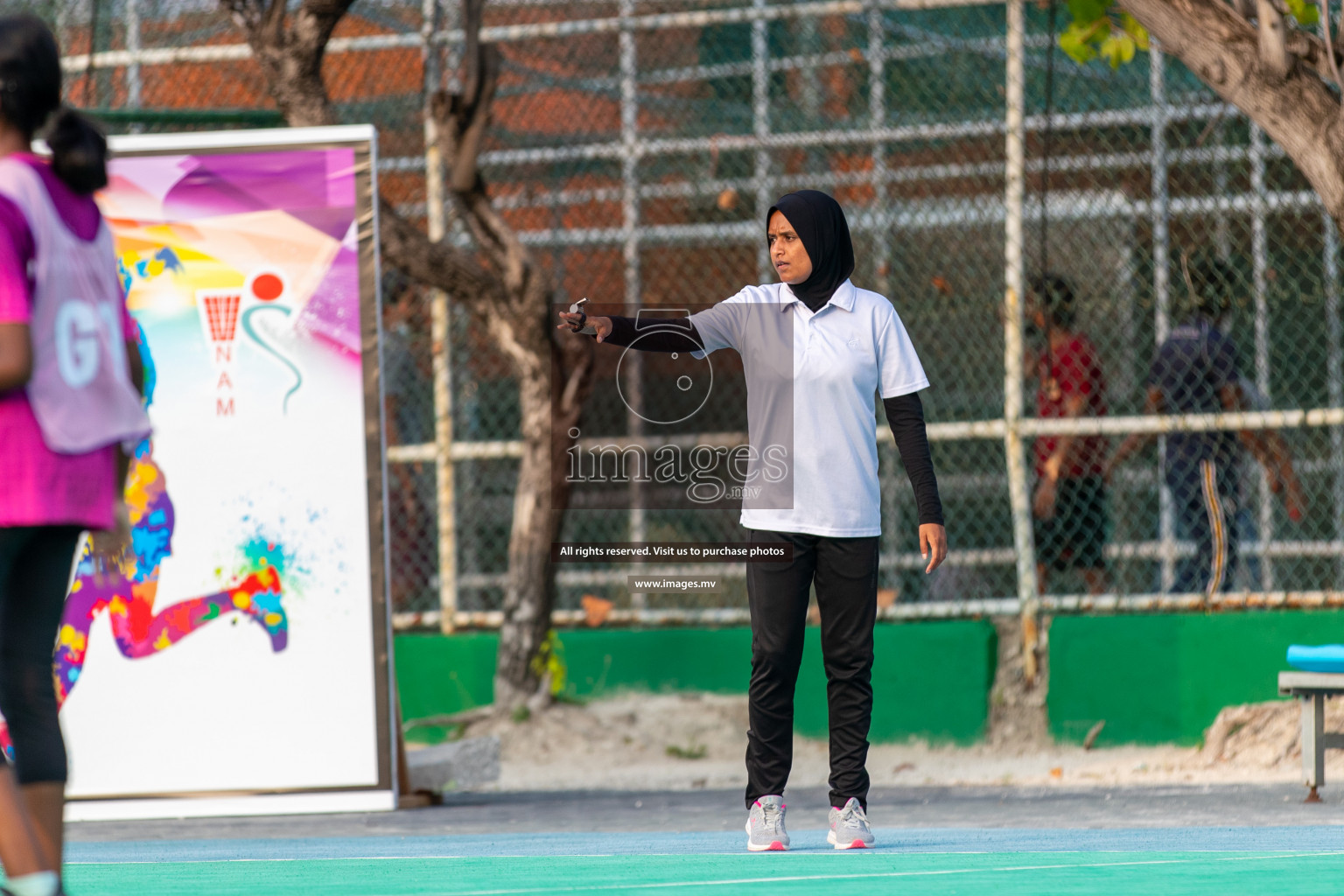 Junior Netball Championship 2022 - Under 14 Final U14 final of Junior Netball Championship 2022 held in Male', Maldives on Friday, 18th March 2022. Photos by Ismail Thoriq