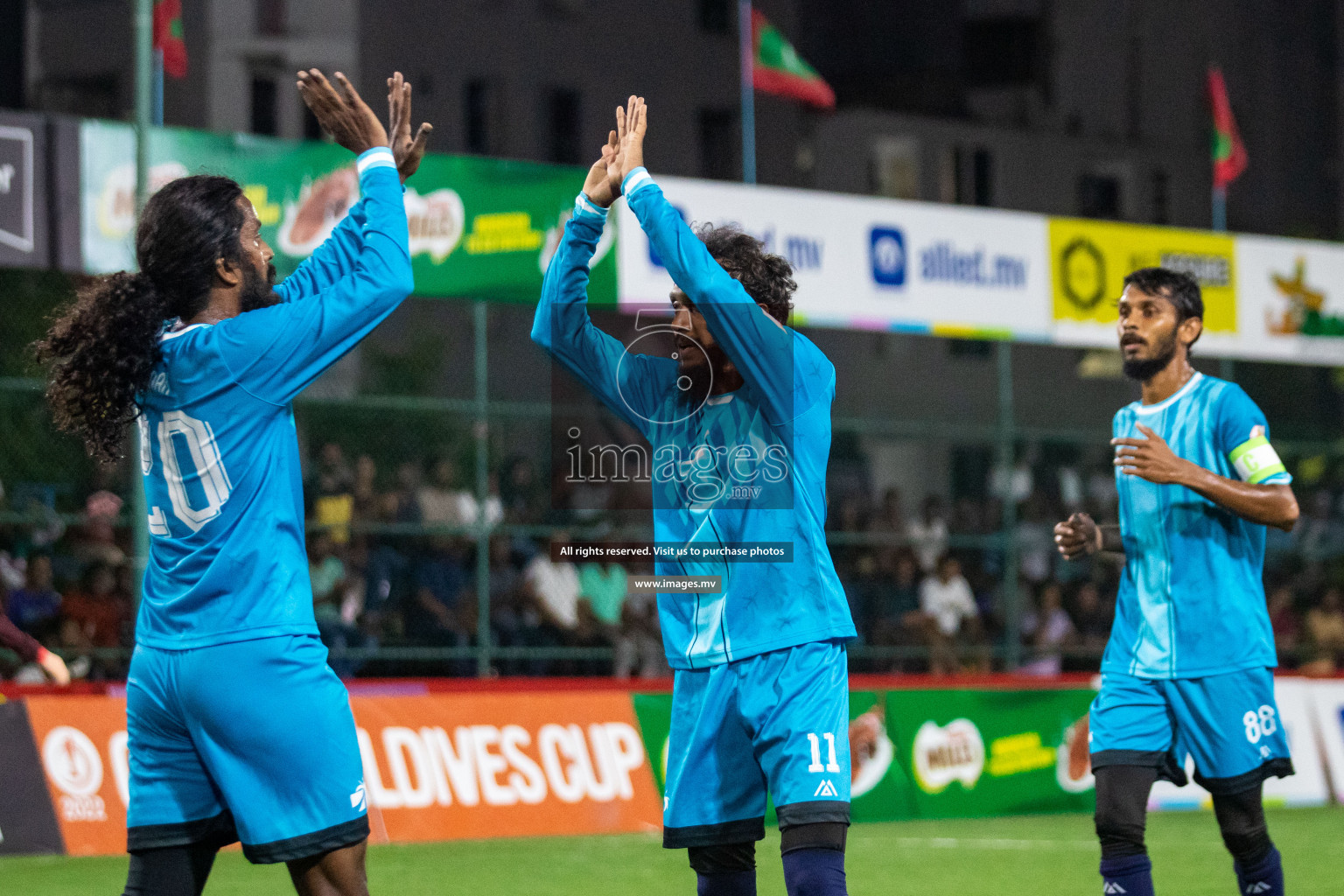 MACL vs Trade Club in Club Maldives Cup 2022 was held in Hulhumale', Maldives on Sunday, 9th October 2022. Photos: Hassan Simah / images.mv