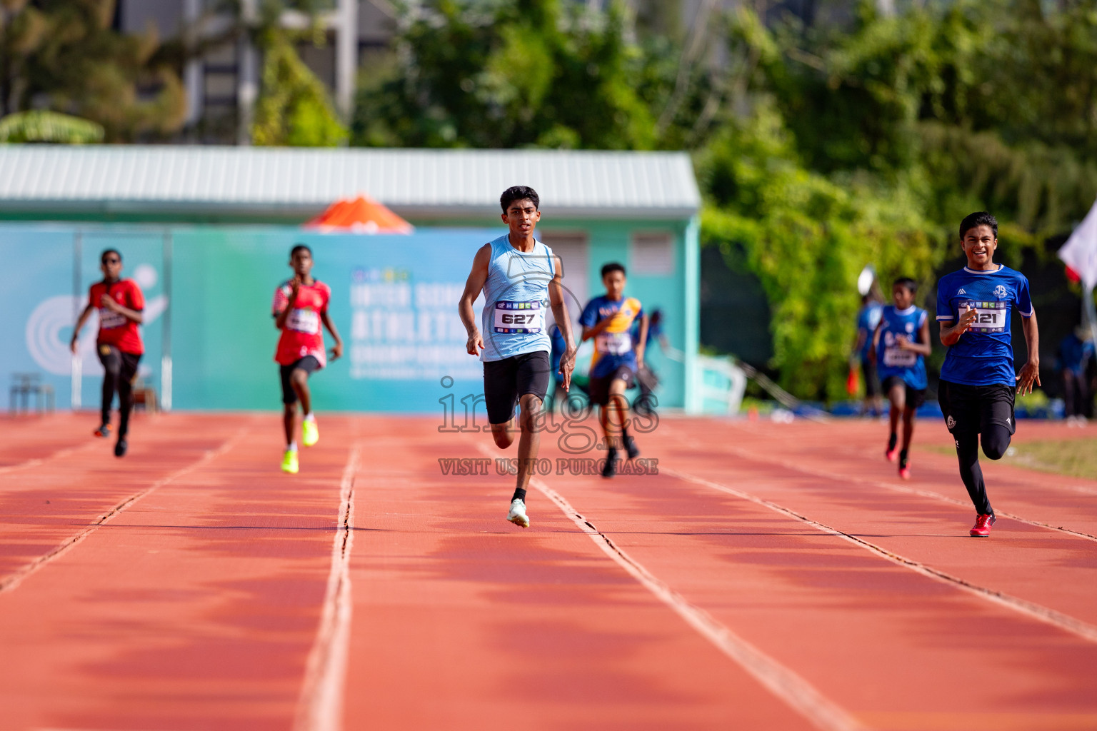 Day 3 of MWSC Interschool Athletics Championships 2024 held in Hulhumale Running Track, Hulhumale, Maldives on Monday, 11th November 2024. 
Photos by: Hassan Simah / Images.mv