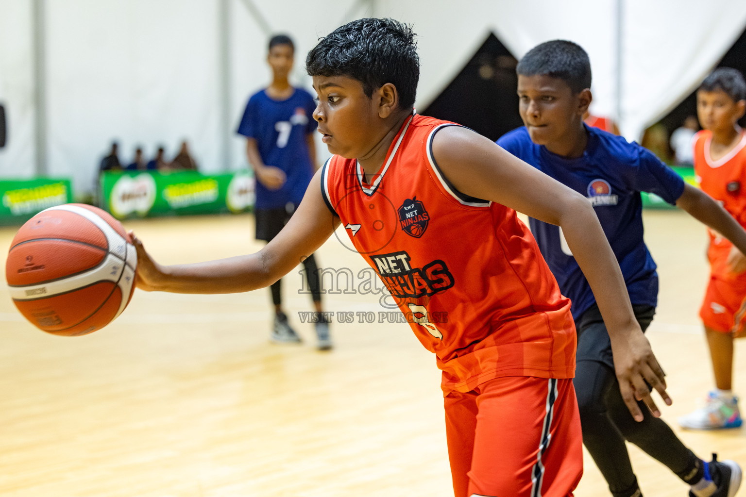 Milo 5 x 5 Junior Challenge 2025 - Basketball tournament held in Basketball Training Center, Male', Maldives on Thursday, 09th October 2025. 
Photo by: Hassan Simah / Images.mv