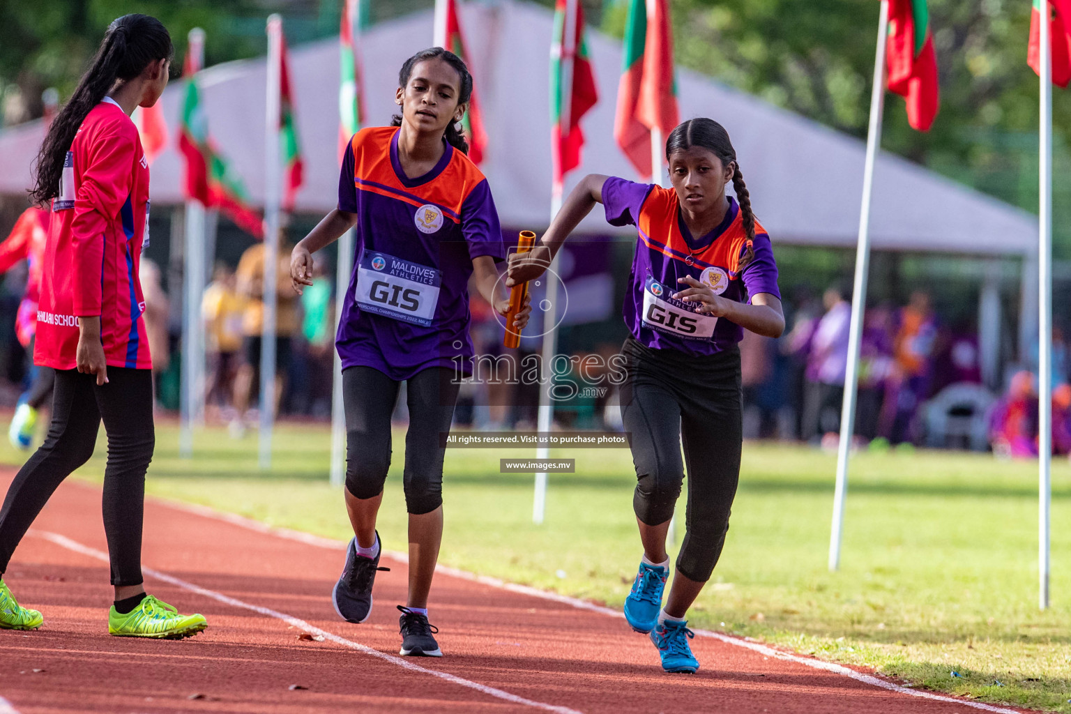 Day 3 of Inter-School Athletics Championship held in Male', Maldives on 25th May 2022. Photos by: Nausham Waheed / images.mv