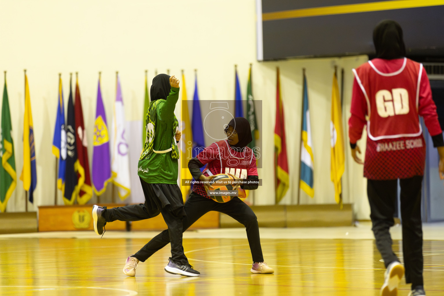 Day5 of 24th Interschool Netball Tournament 2023 was held in Social Center, Male', Maldives on 31st October 2023. Photos: Mohamed Mahfooz Moosa / images.mv